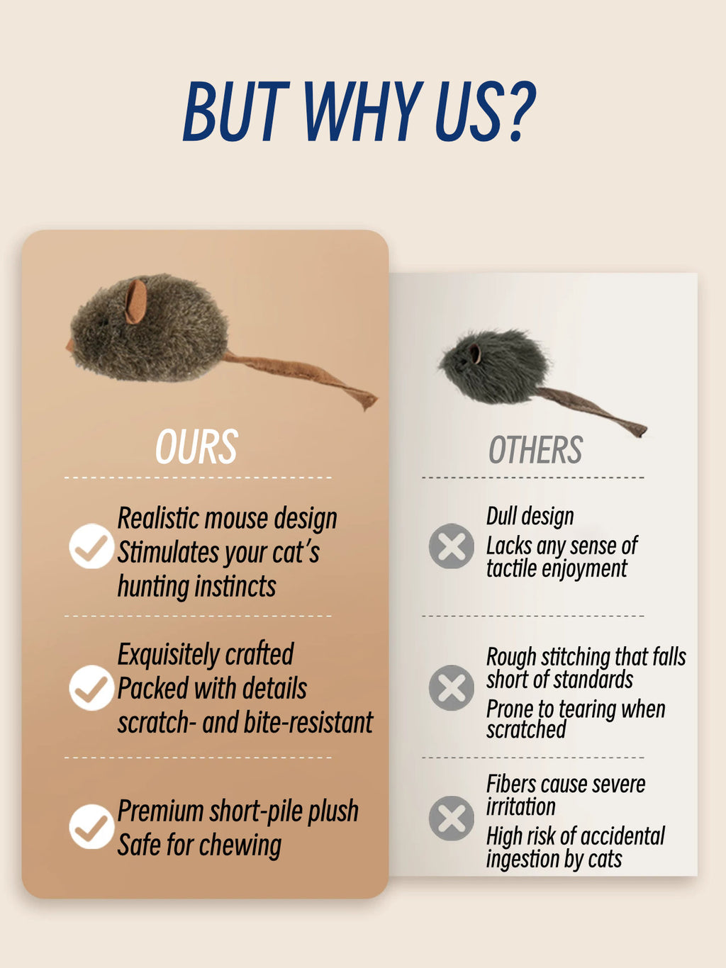 Chit chatter mouse for CATs