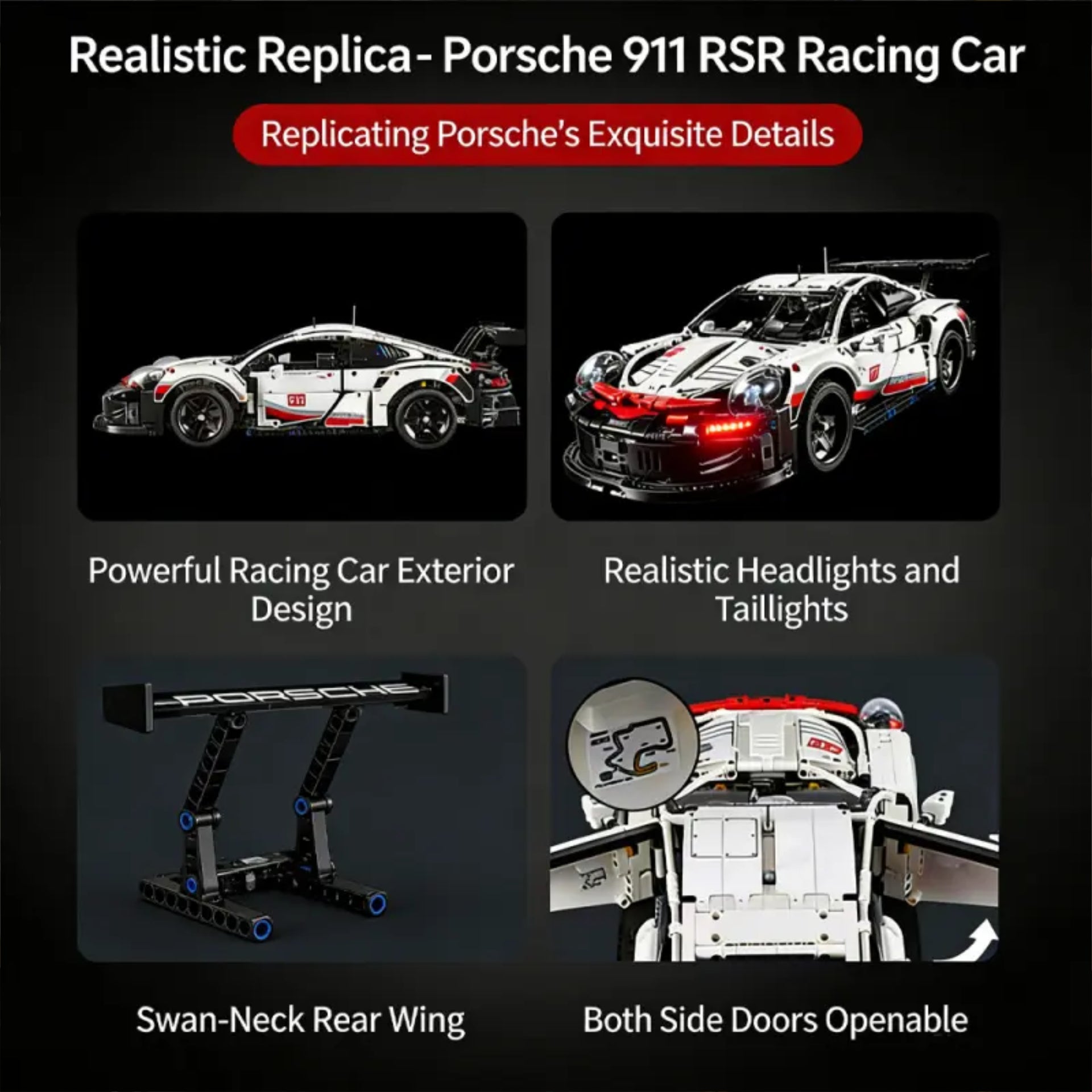 911 RSR series-1:10/1:14 scale