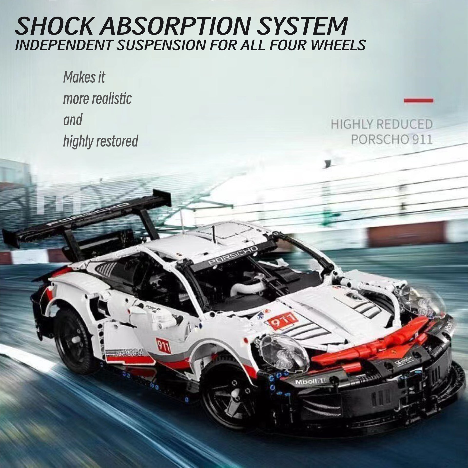 911 RSR series-1:10/1:14 scale