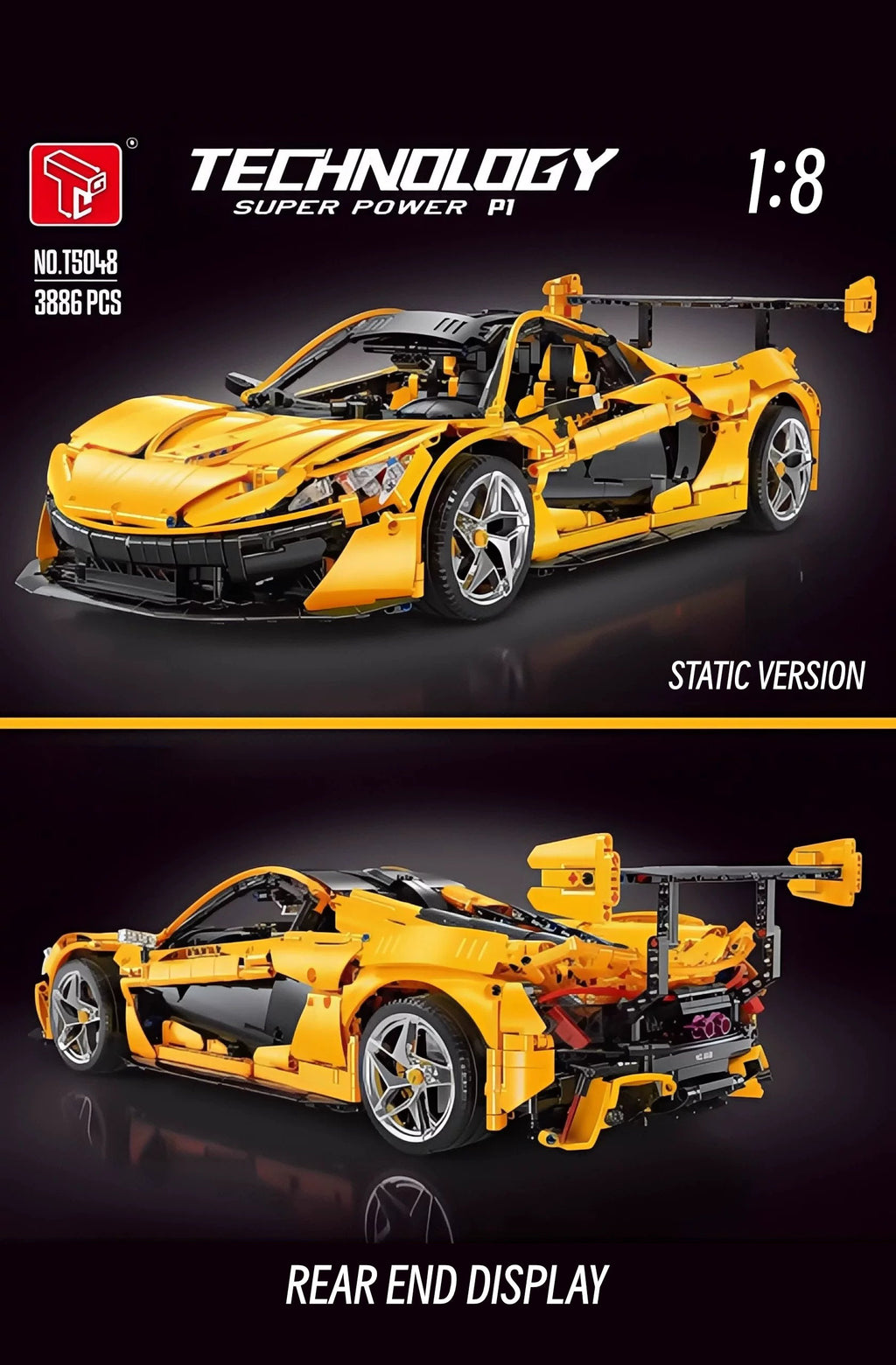 Mclaren P1- TGL-1：8 scale