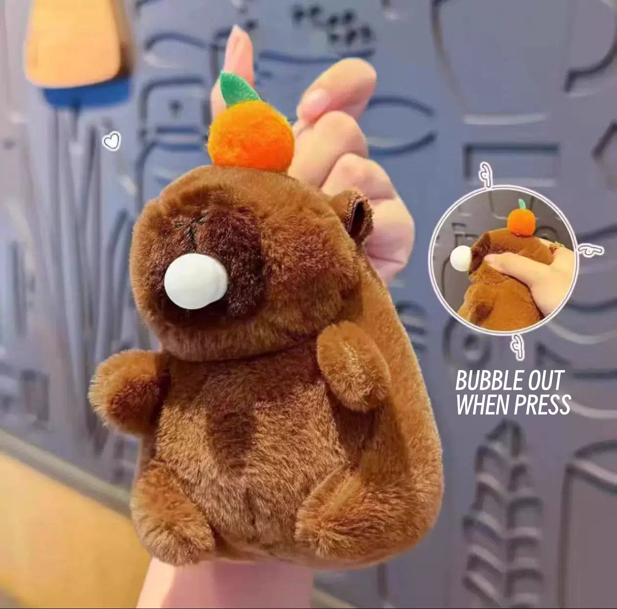 Cute capybara plush toys