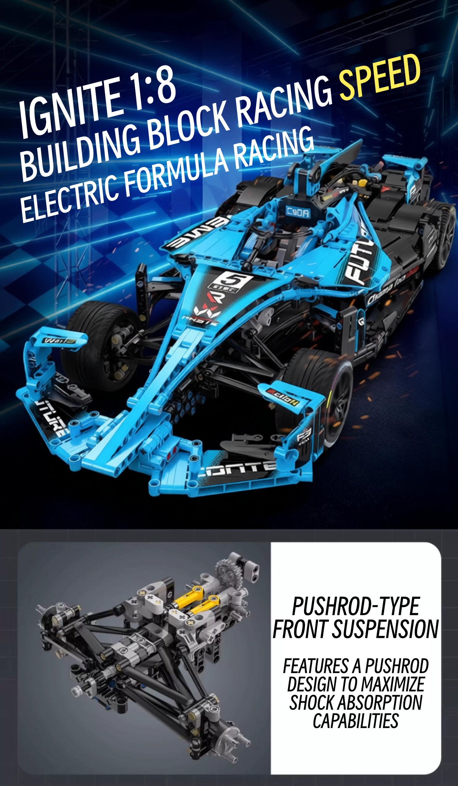 F1-Formula E-1:8 scale