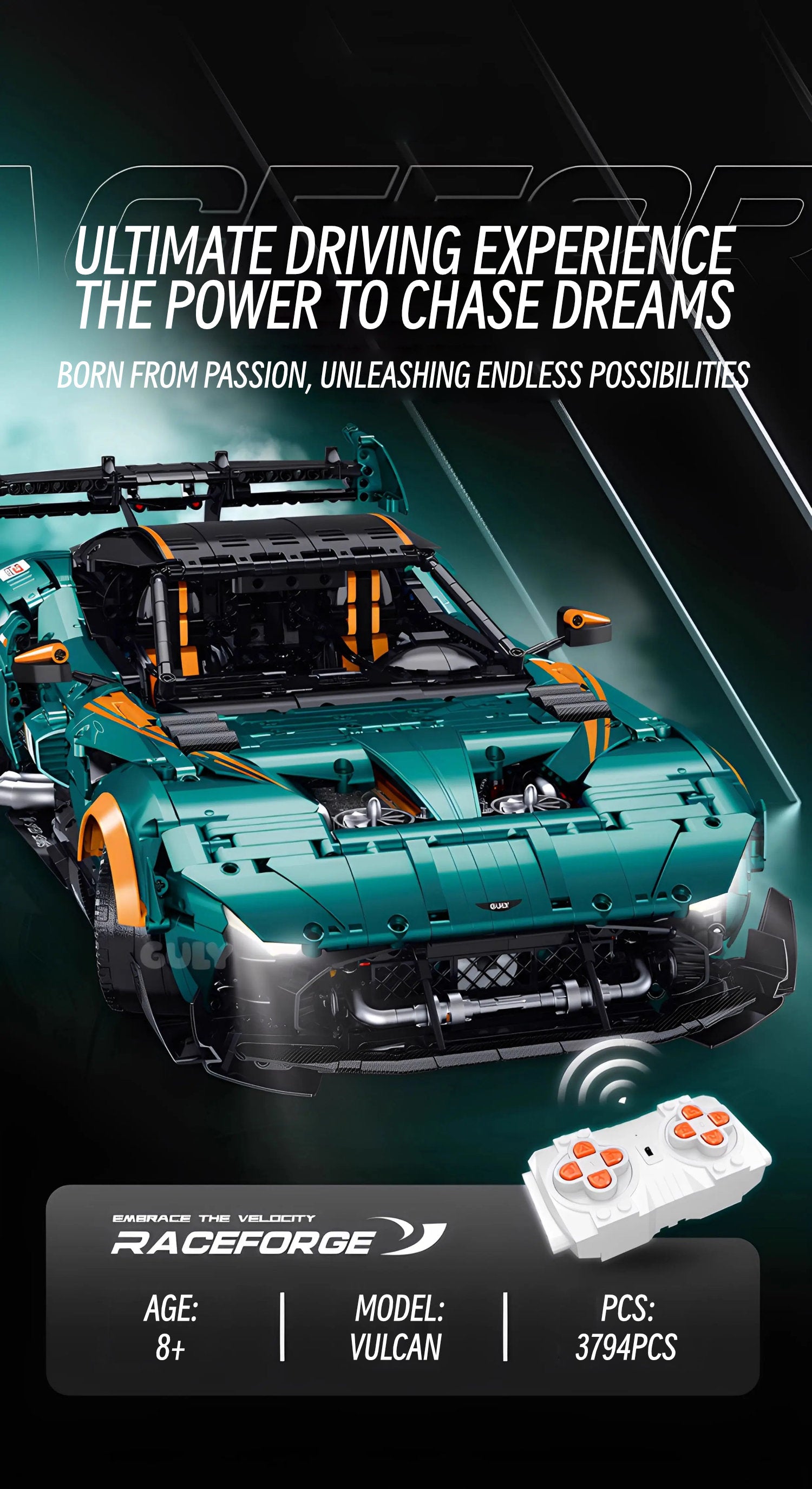 Aston Martin Vulcan-1:8 scale
