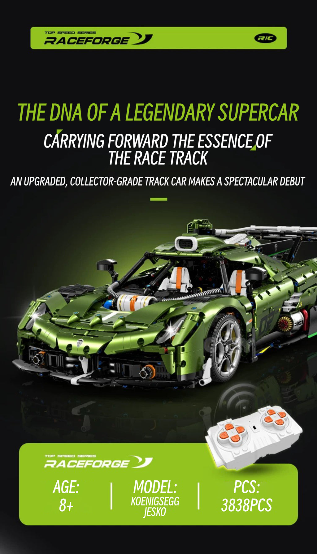 Koenigsegg Jesko-1：8 scale