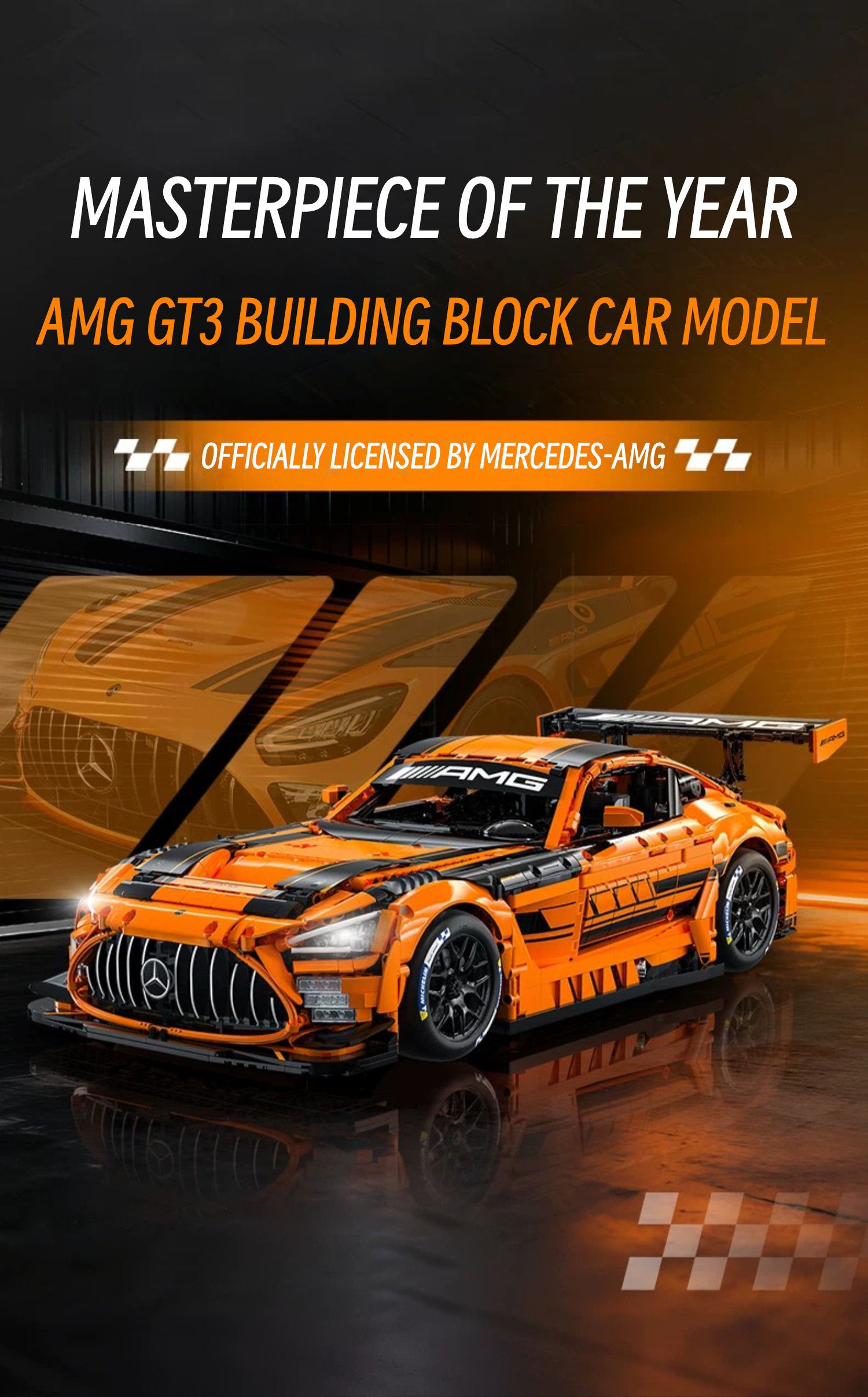Mercedes benz amg GT3-1：8 scale