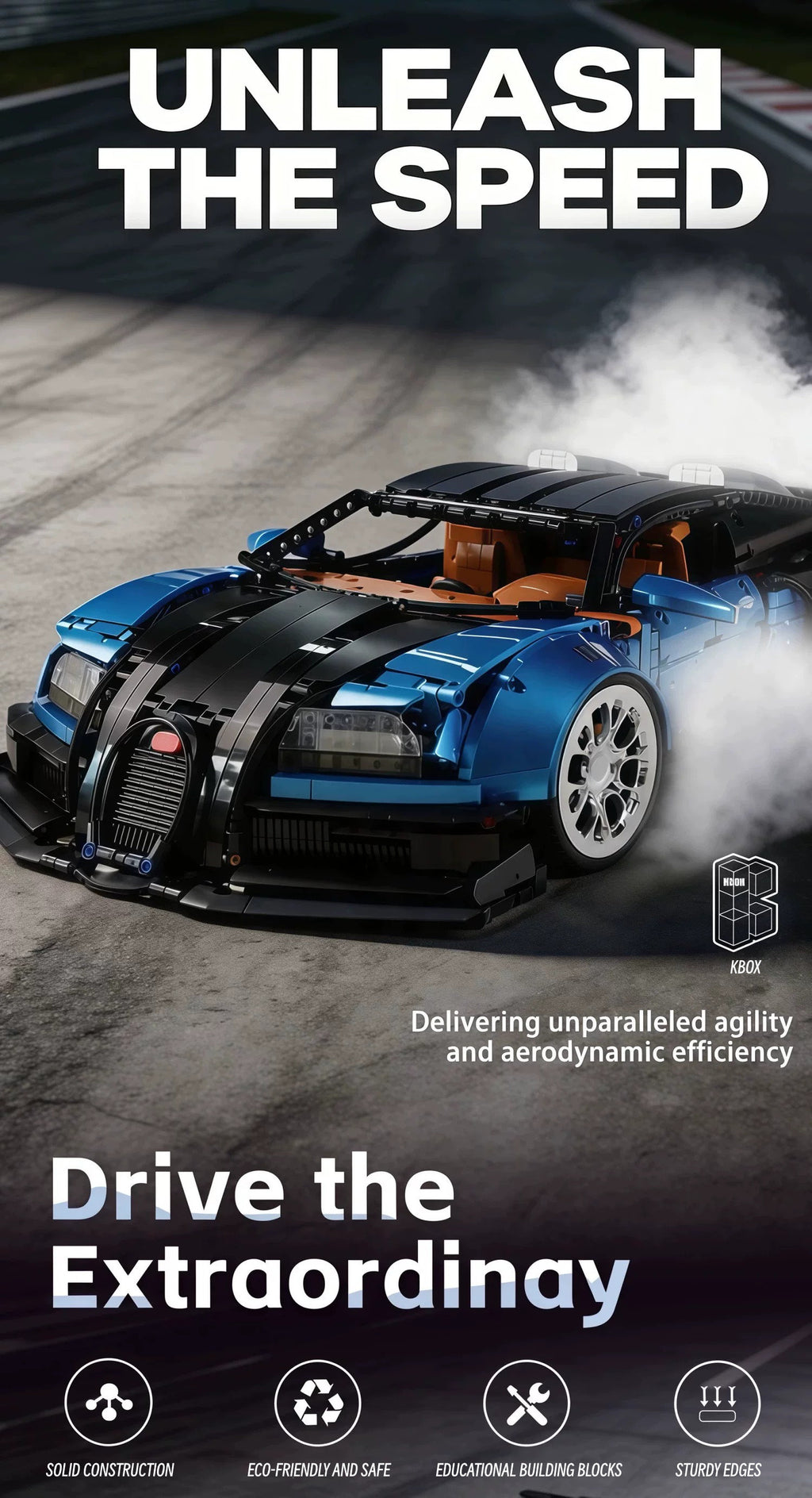 Bugatti Chiron- K BOX -1:8 scale