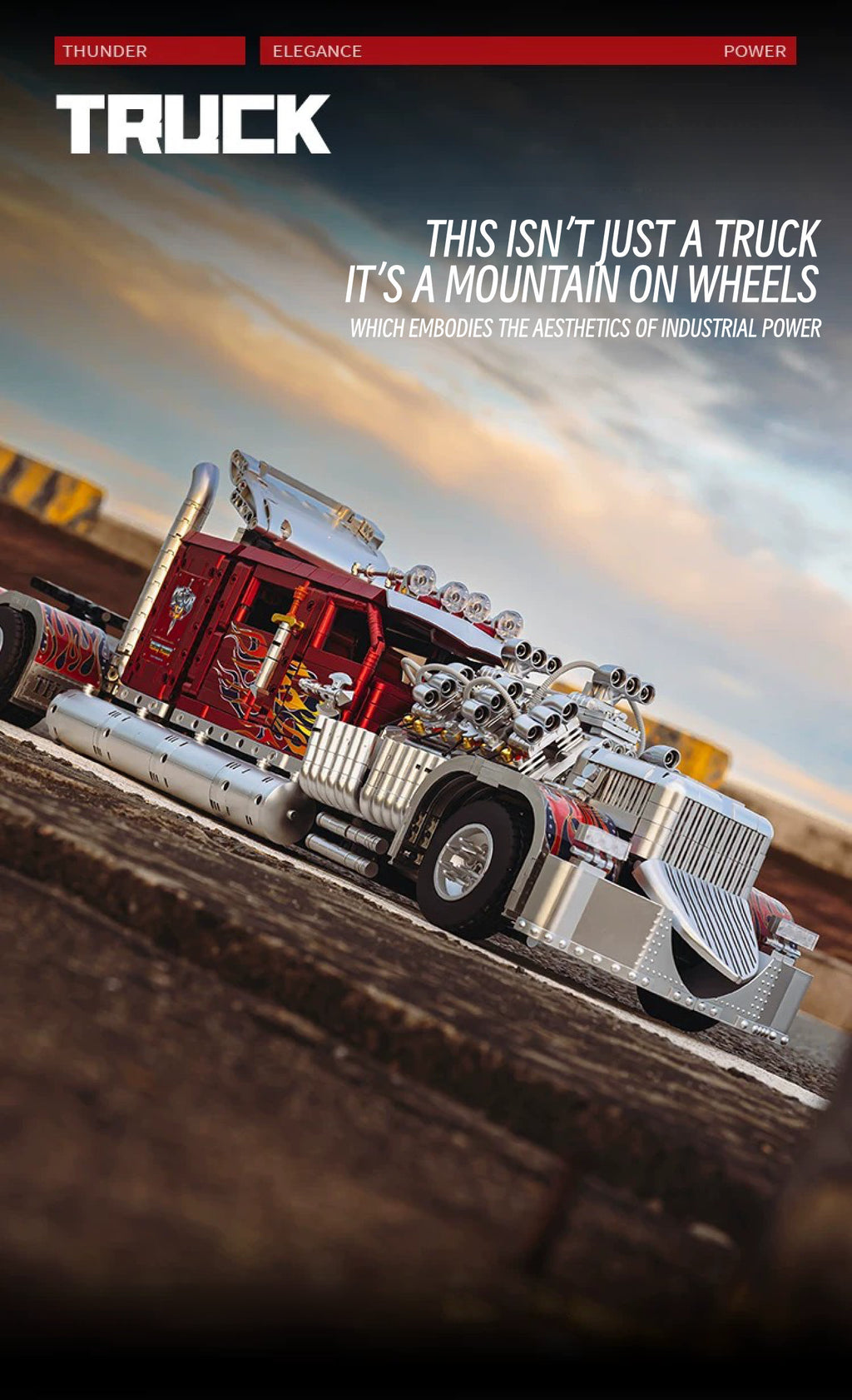 Thor 24 heavy truck-1:8 scale