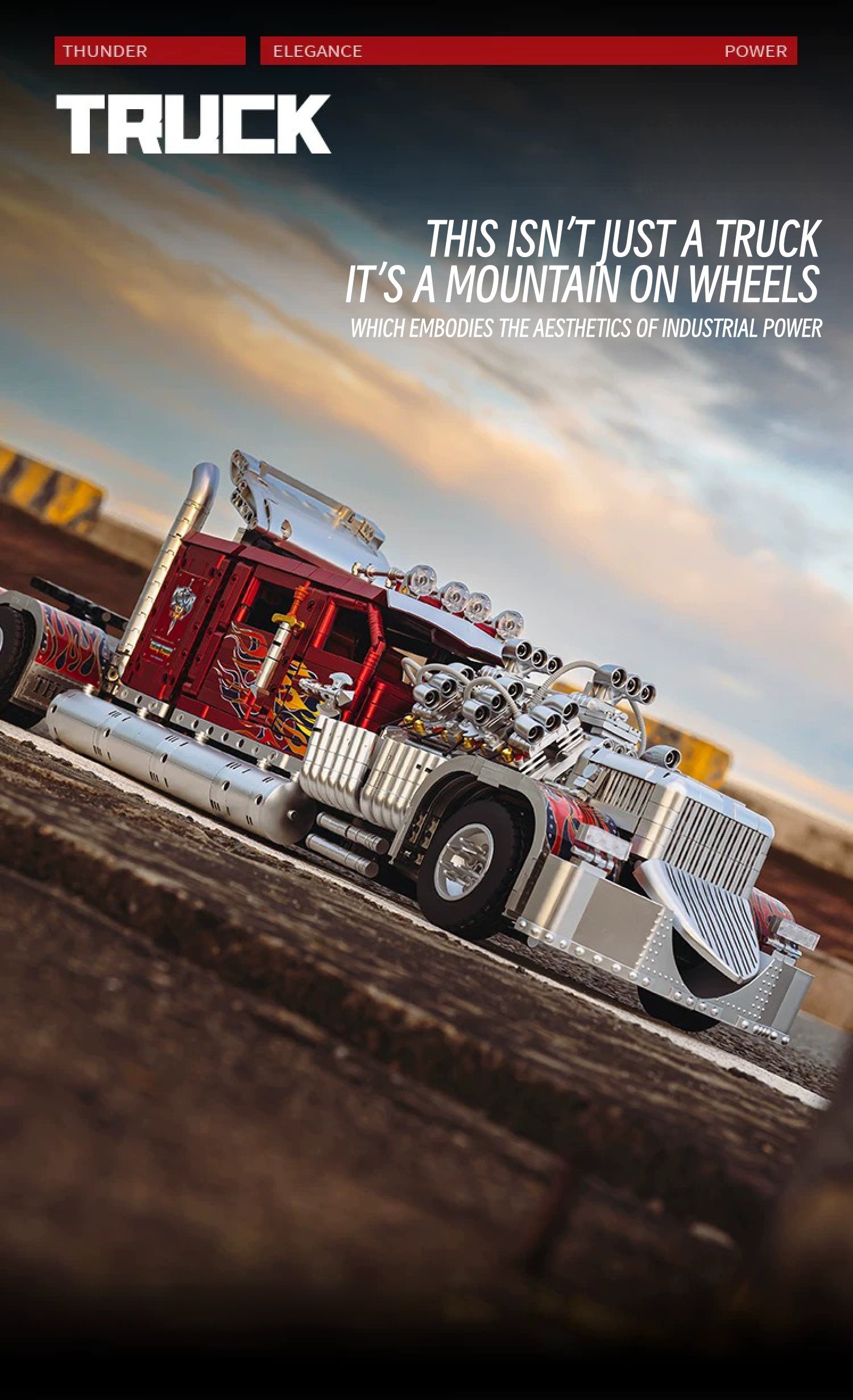 Thor 24 heavy truck-1:8 scale