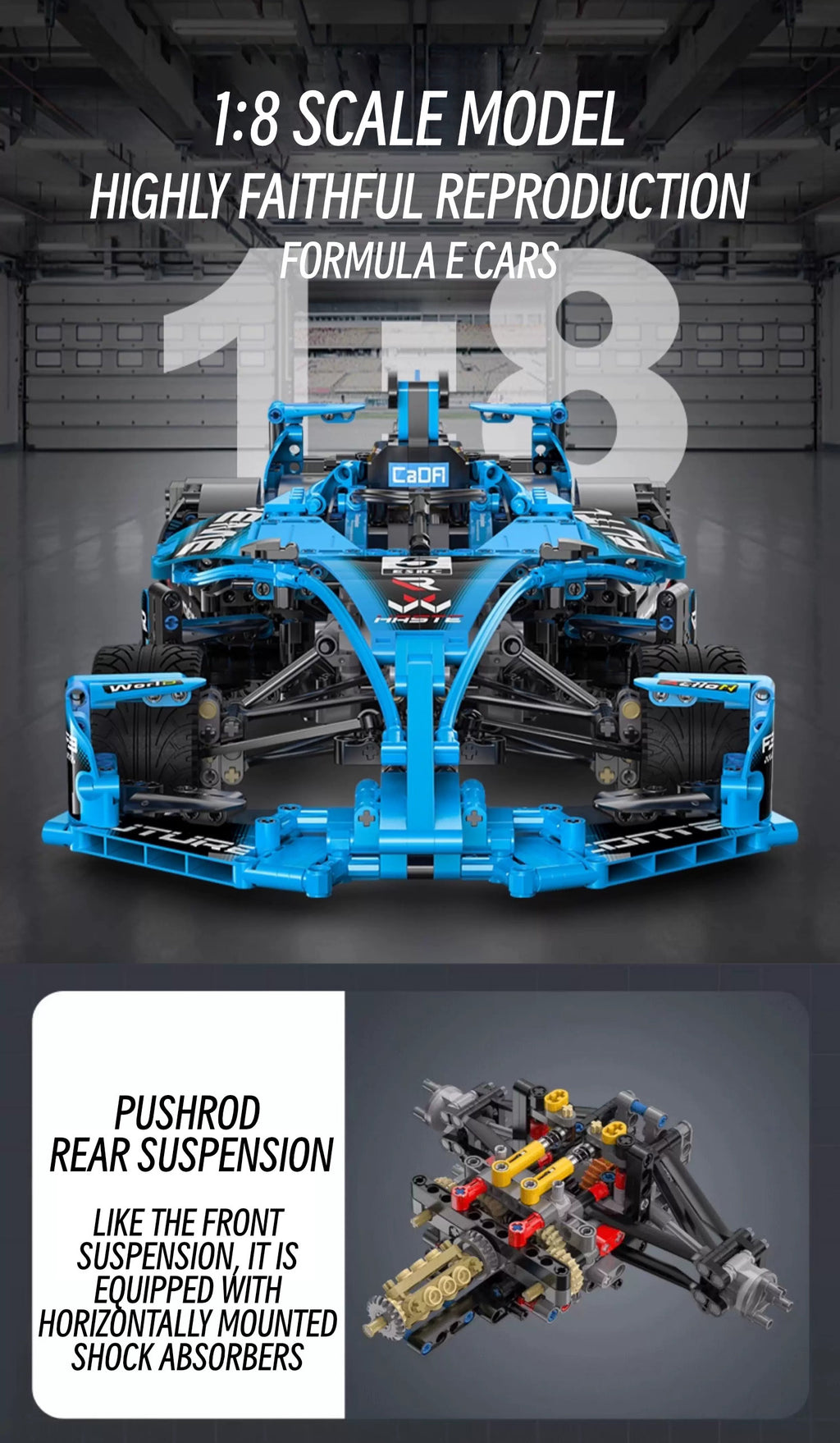 F1-Formula E-1:8 scale