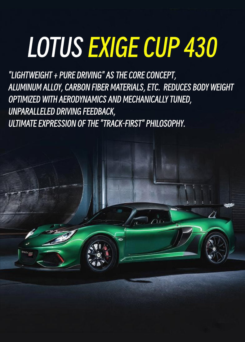Lotus exige cup 430-1:8 scale