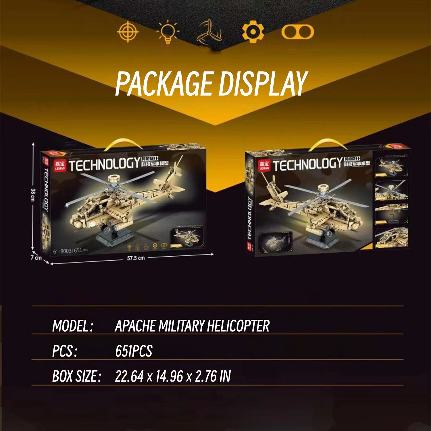 Apache helicopter