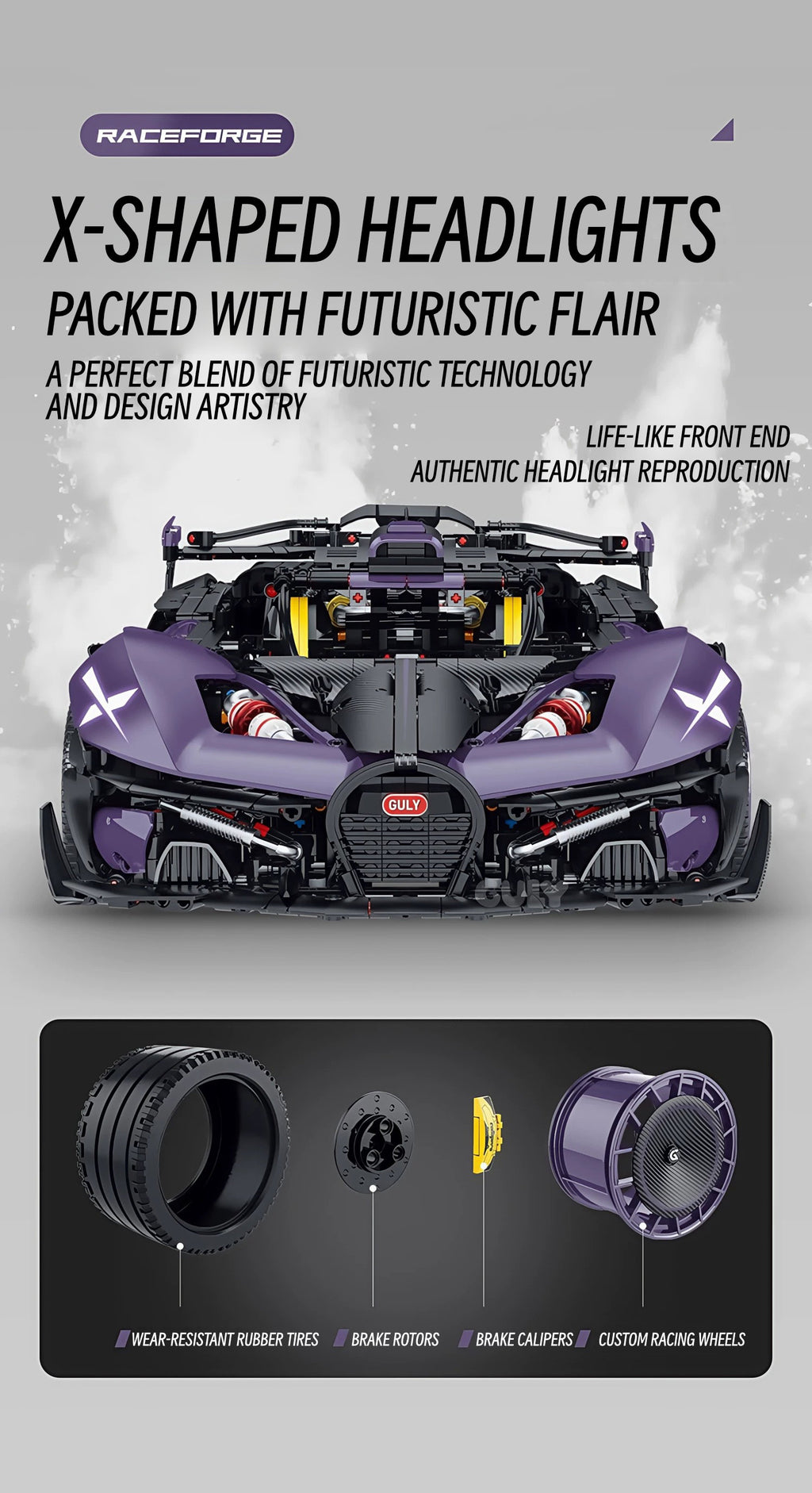 Bugatti Flying fire meteor-1：8 scale
