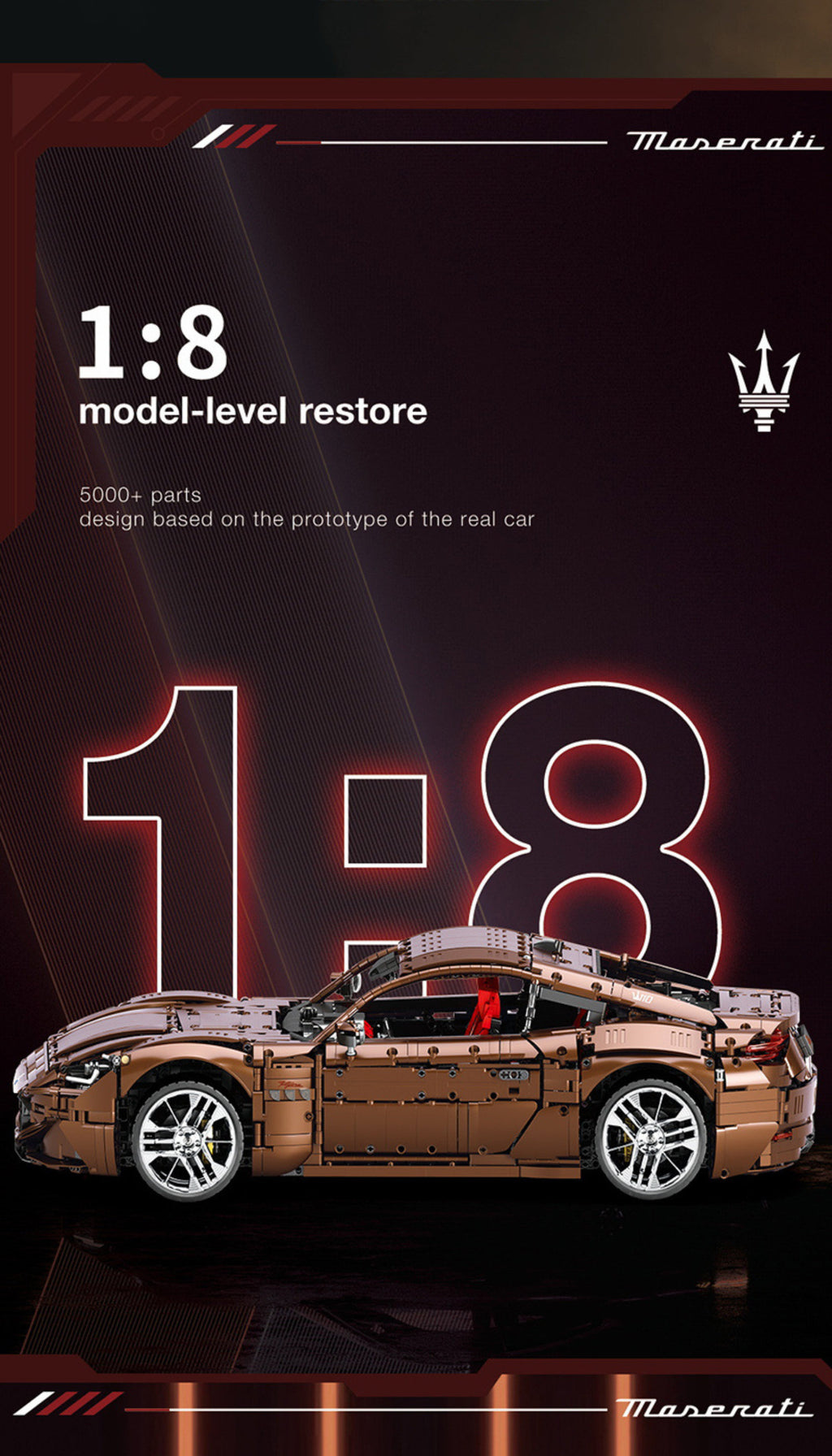 Maserati Quattroporte-1：8 scale