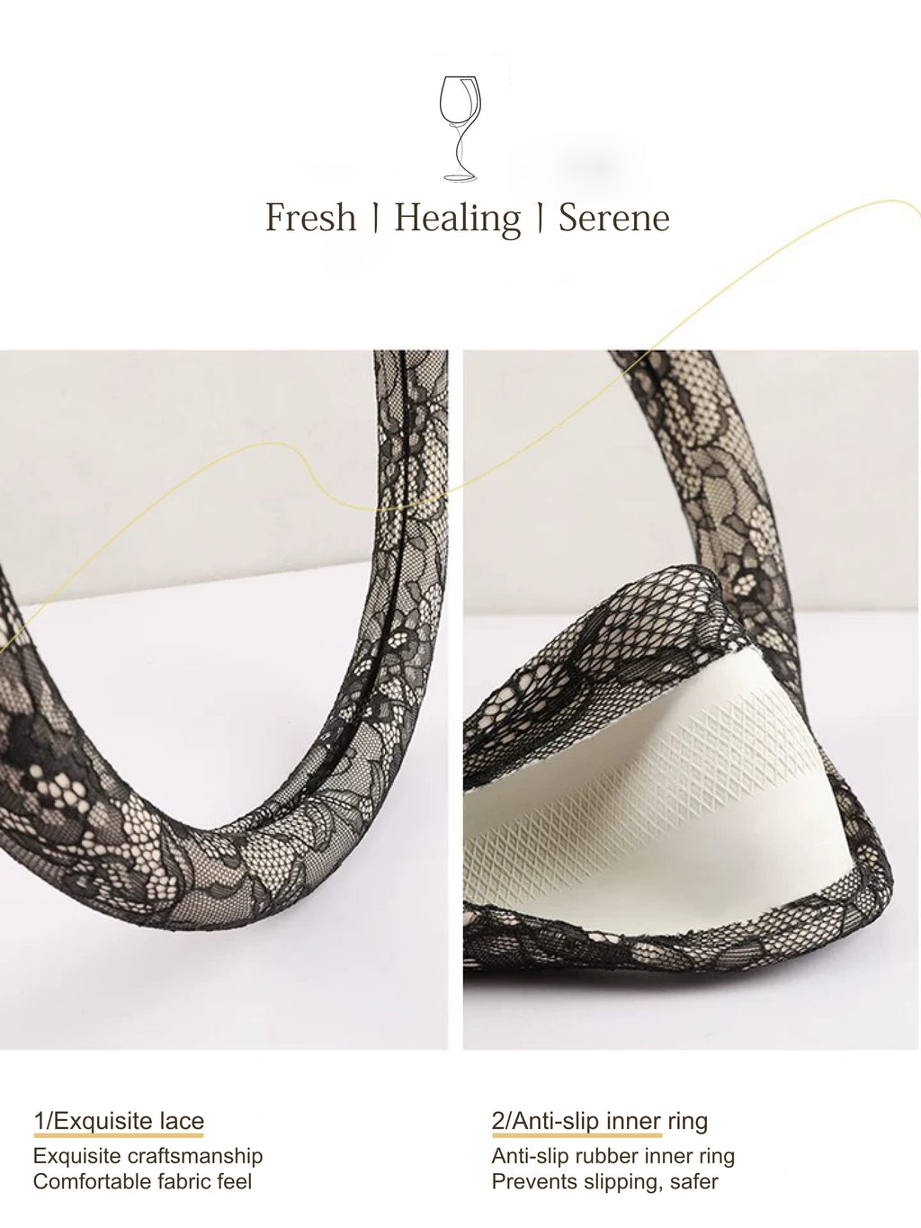 Lace steering wheel cover