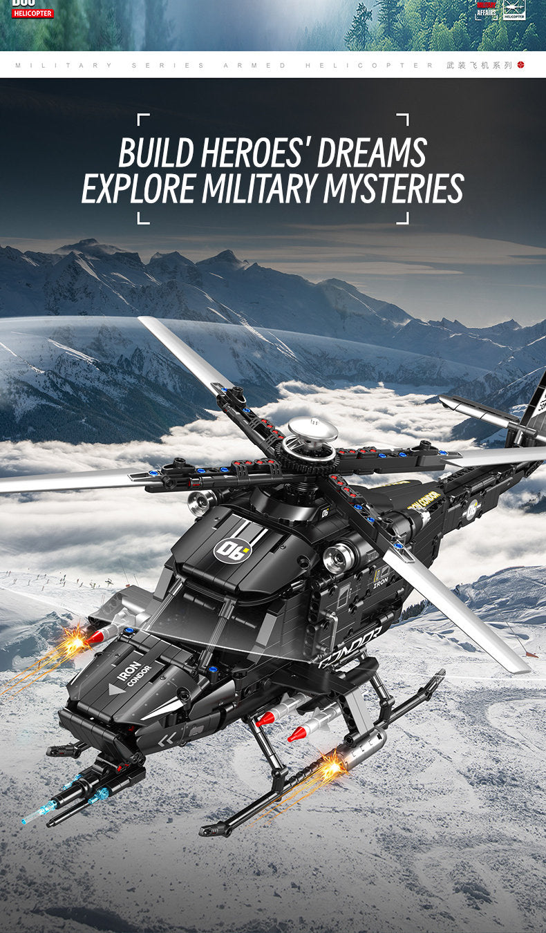 Military combat helicopter
