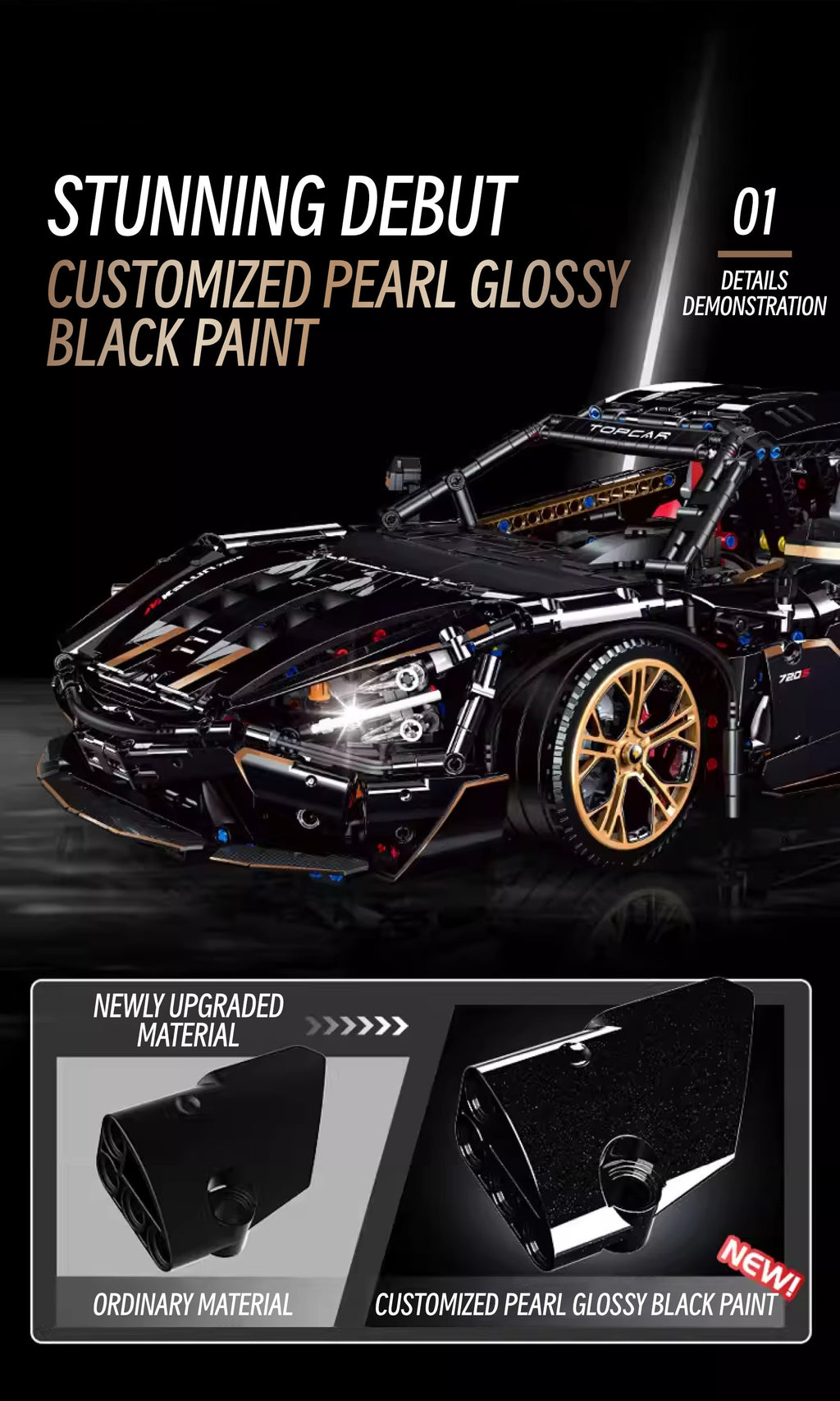 Mclaren 720S-1:8 scale