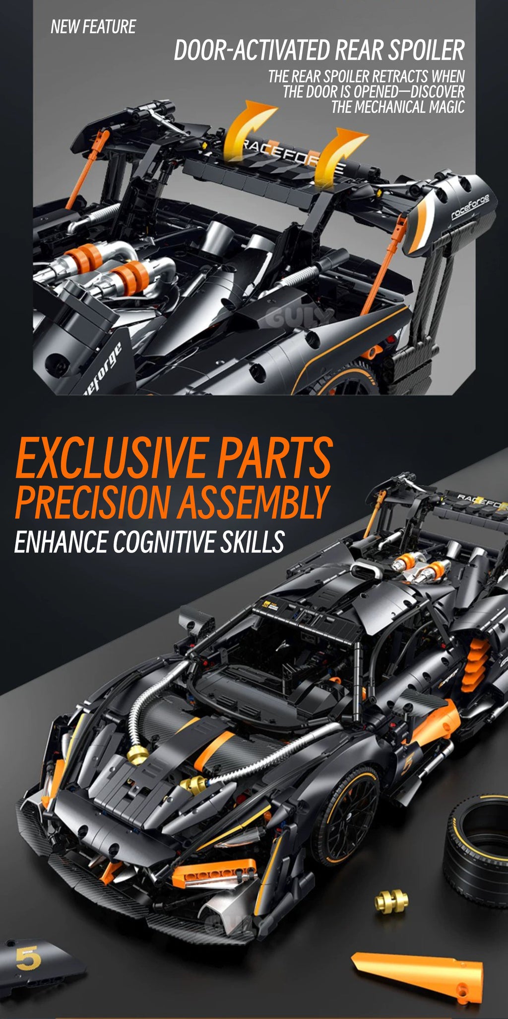 Mclaren sena-1:8 scale