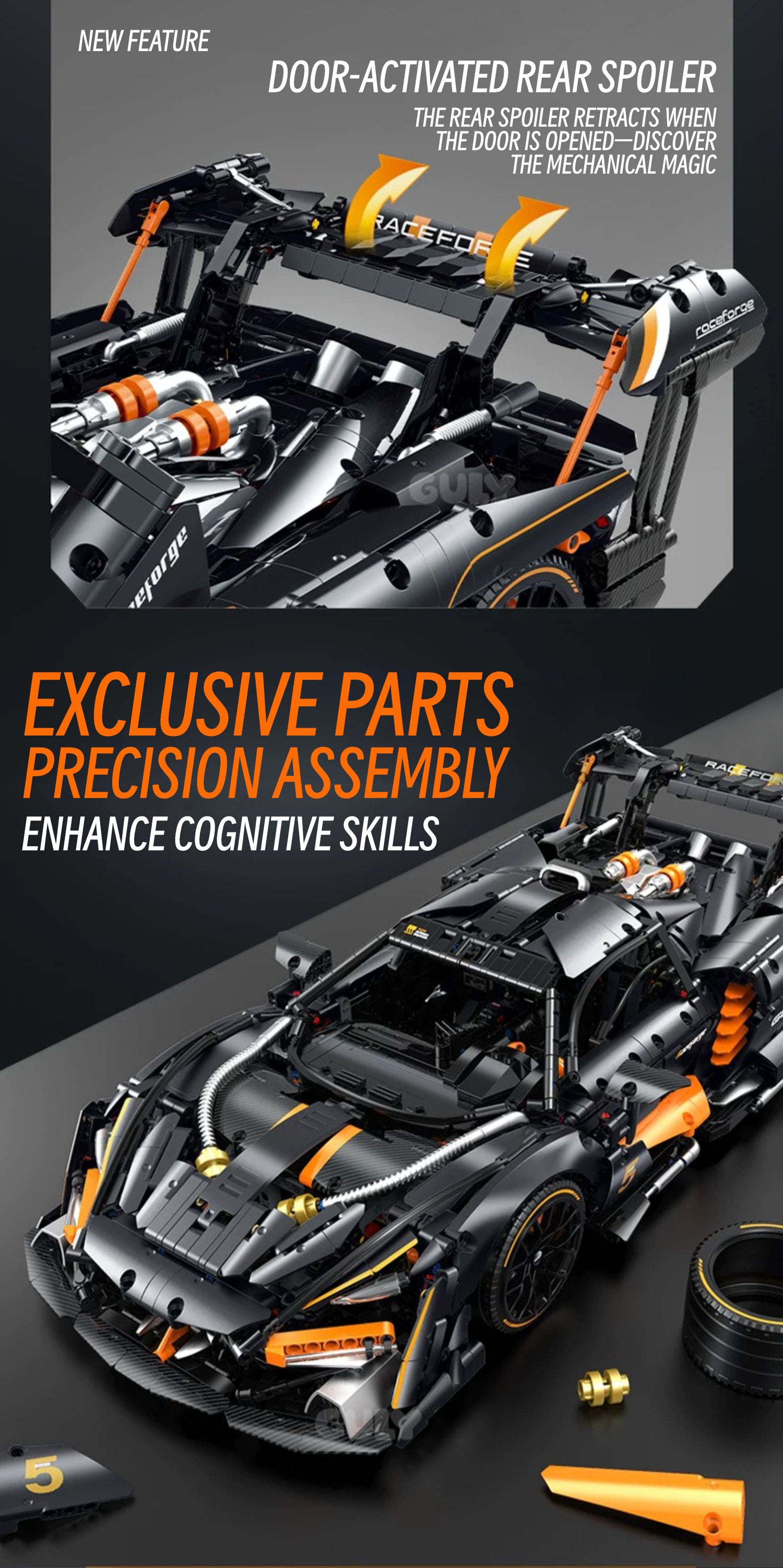 Mclaren sena-1:8 scale