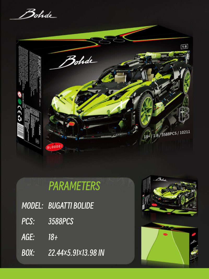 Bugatti Bolide-K box-1:8 scale
