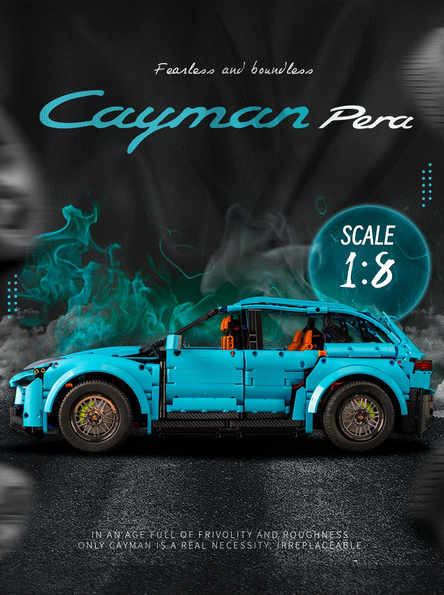 Porsche Cayman-1:8 scale
