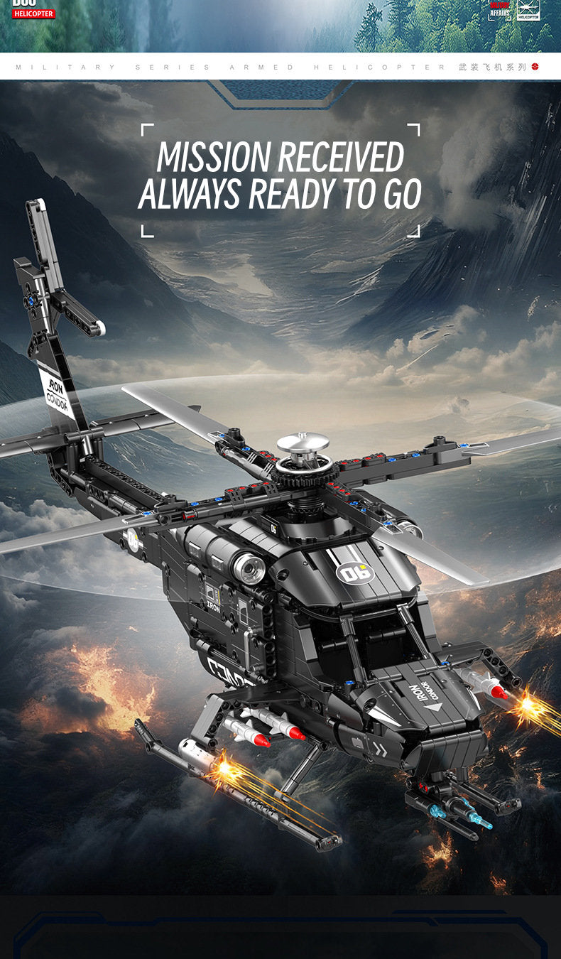 Military combat helicopter