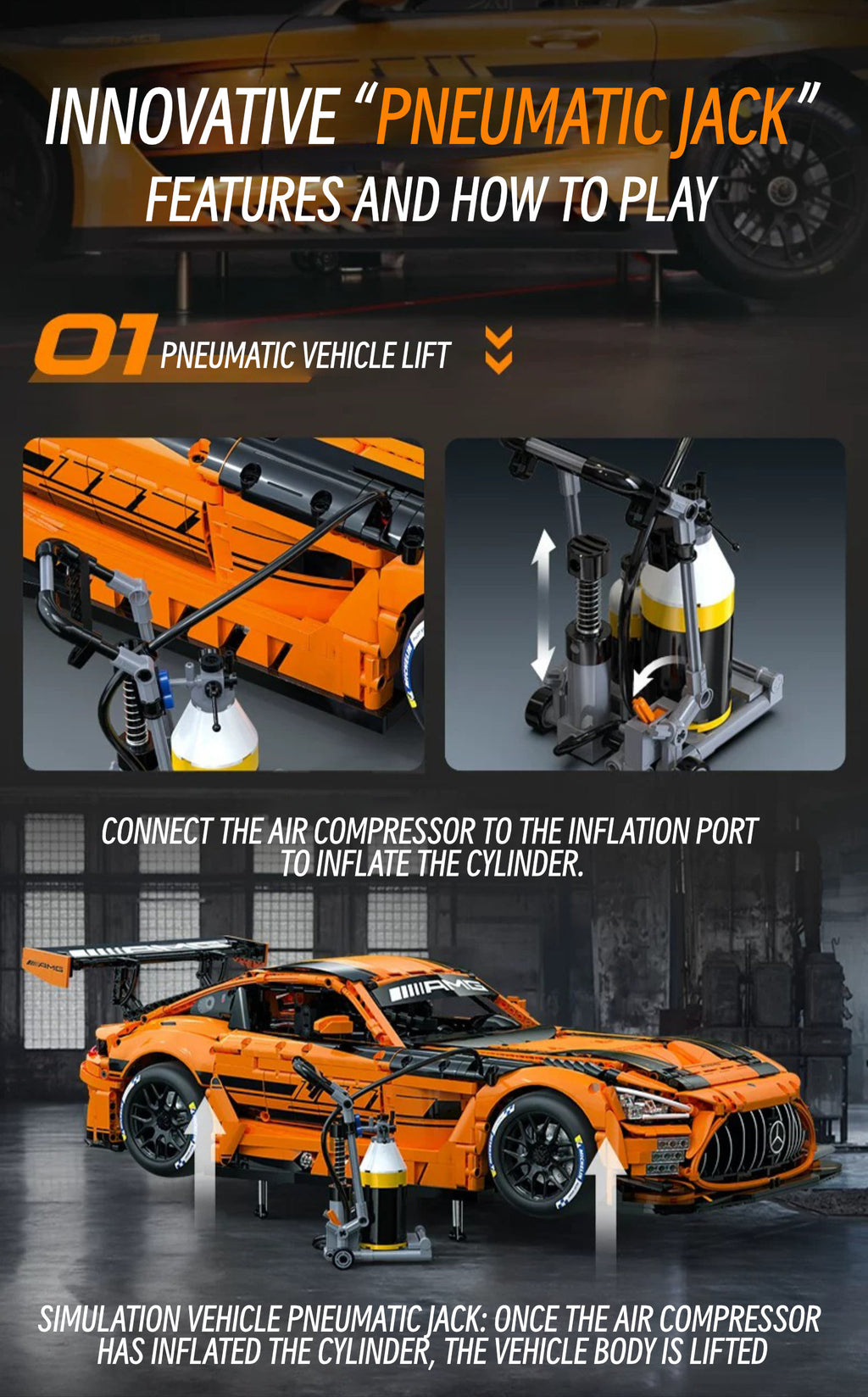 Mercedes benz amg GT3-1：8 scale