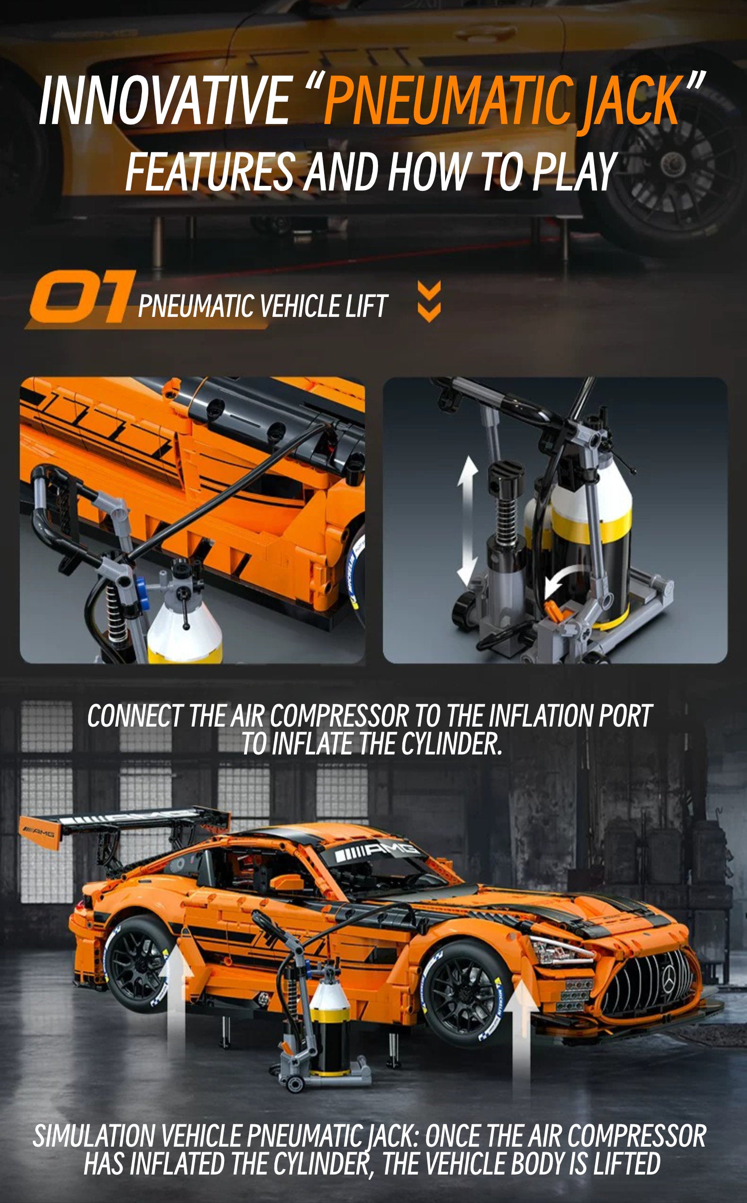 Mercedes benz amg GT3-1：8 scale
