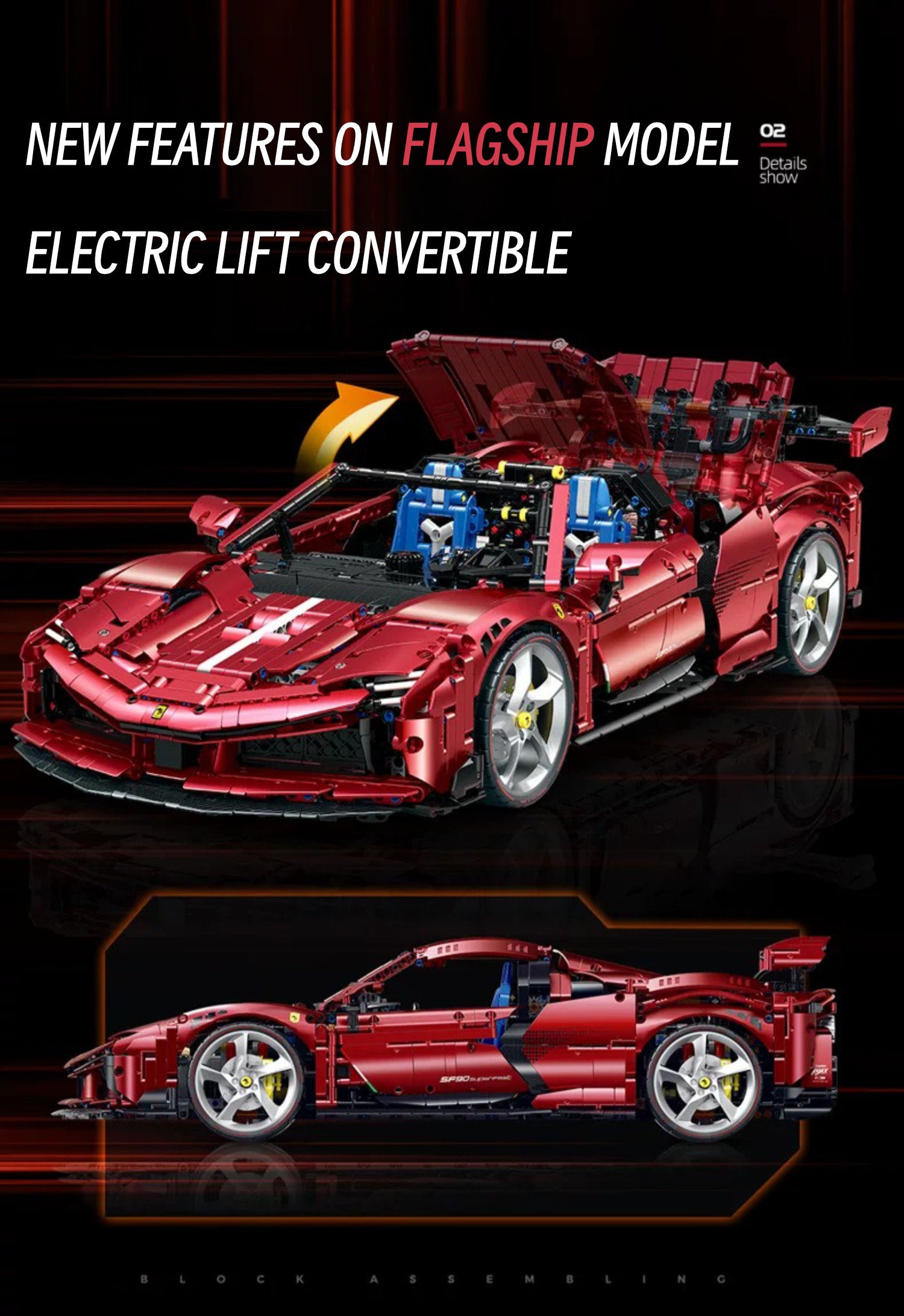 FERRARI SF90-1：8 scale