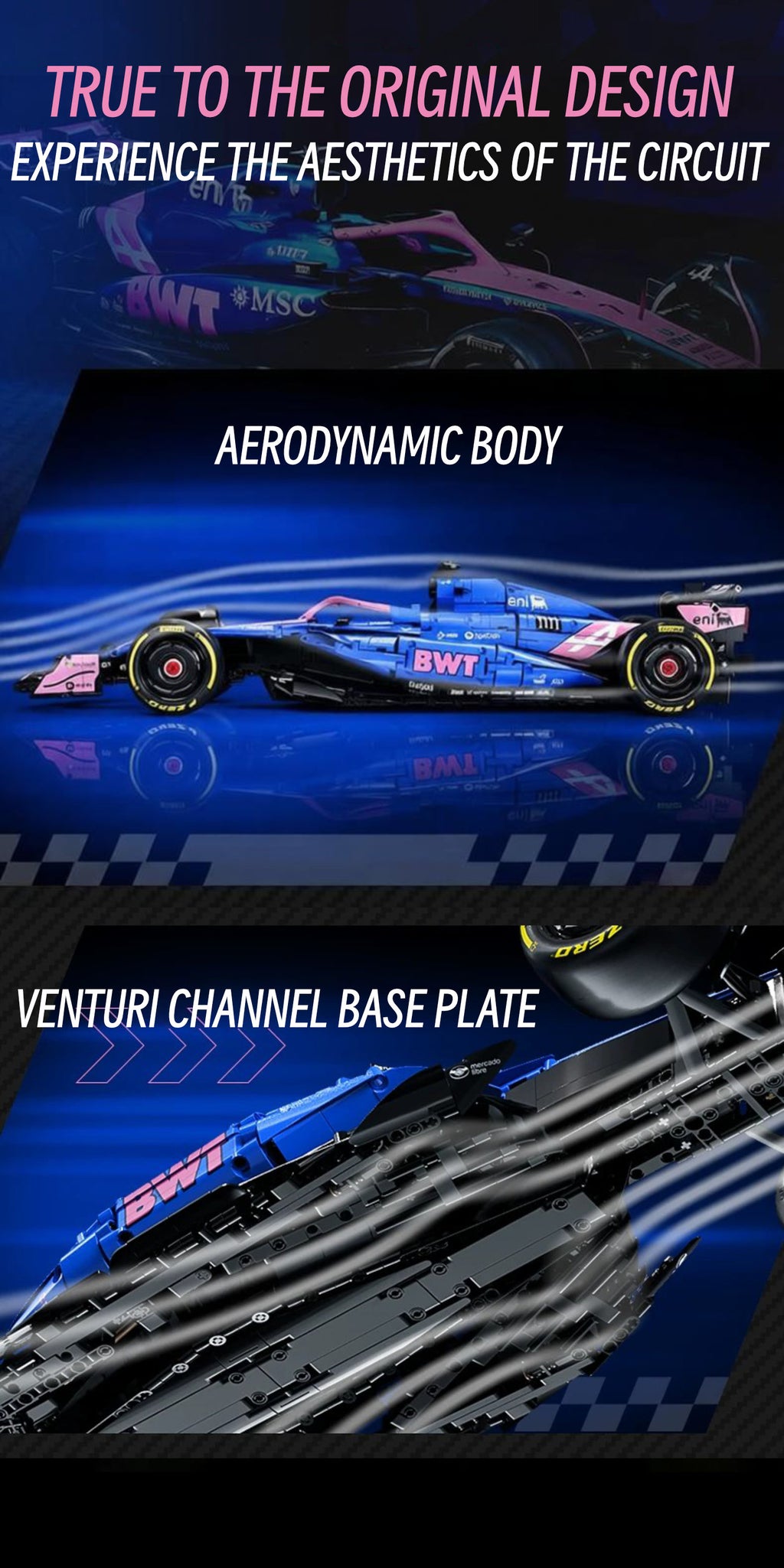 F1 BWT Alpine-1：8 scale