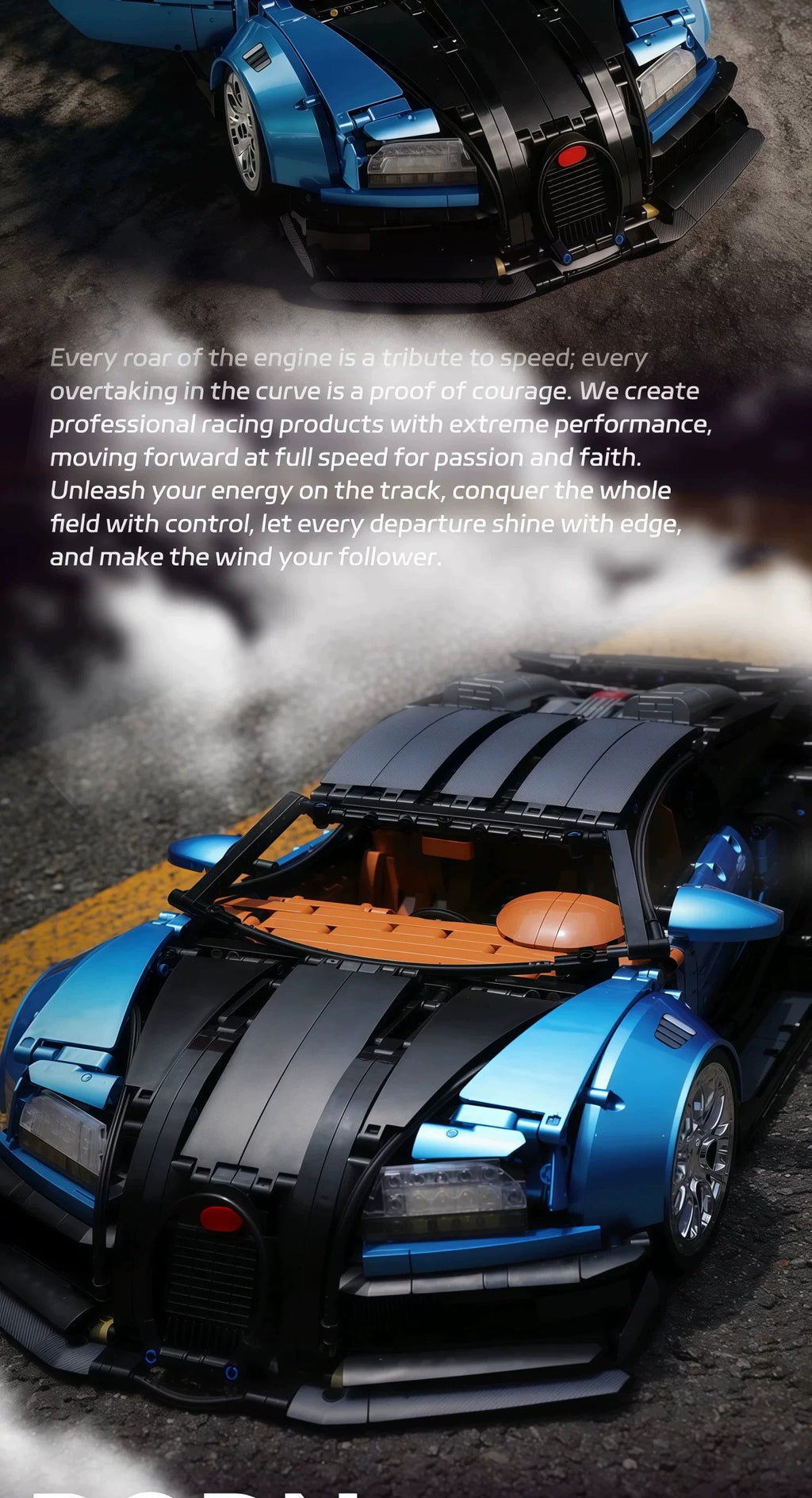 Bugatti Chiron- K BOX -1:8 scale