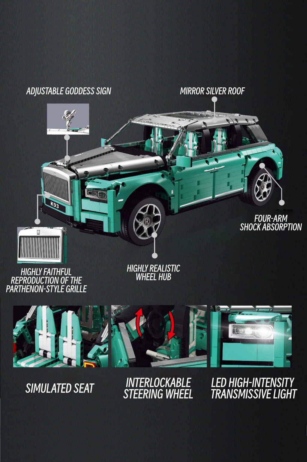 Rolls-Royce Cullinan-1：8 scale