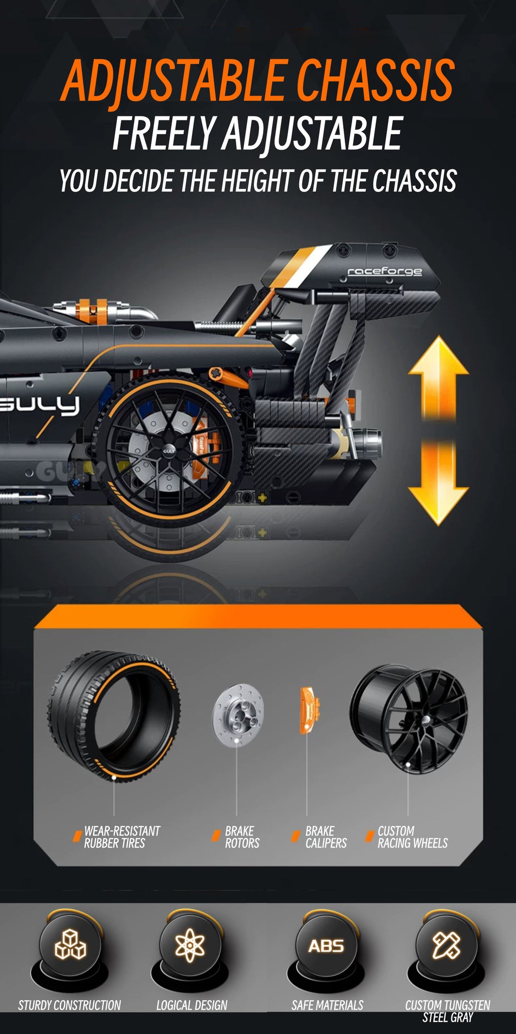 Mclaren sena-1:8 scale