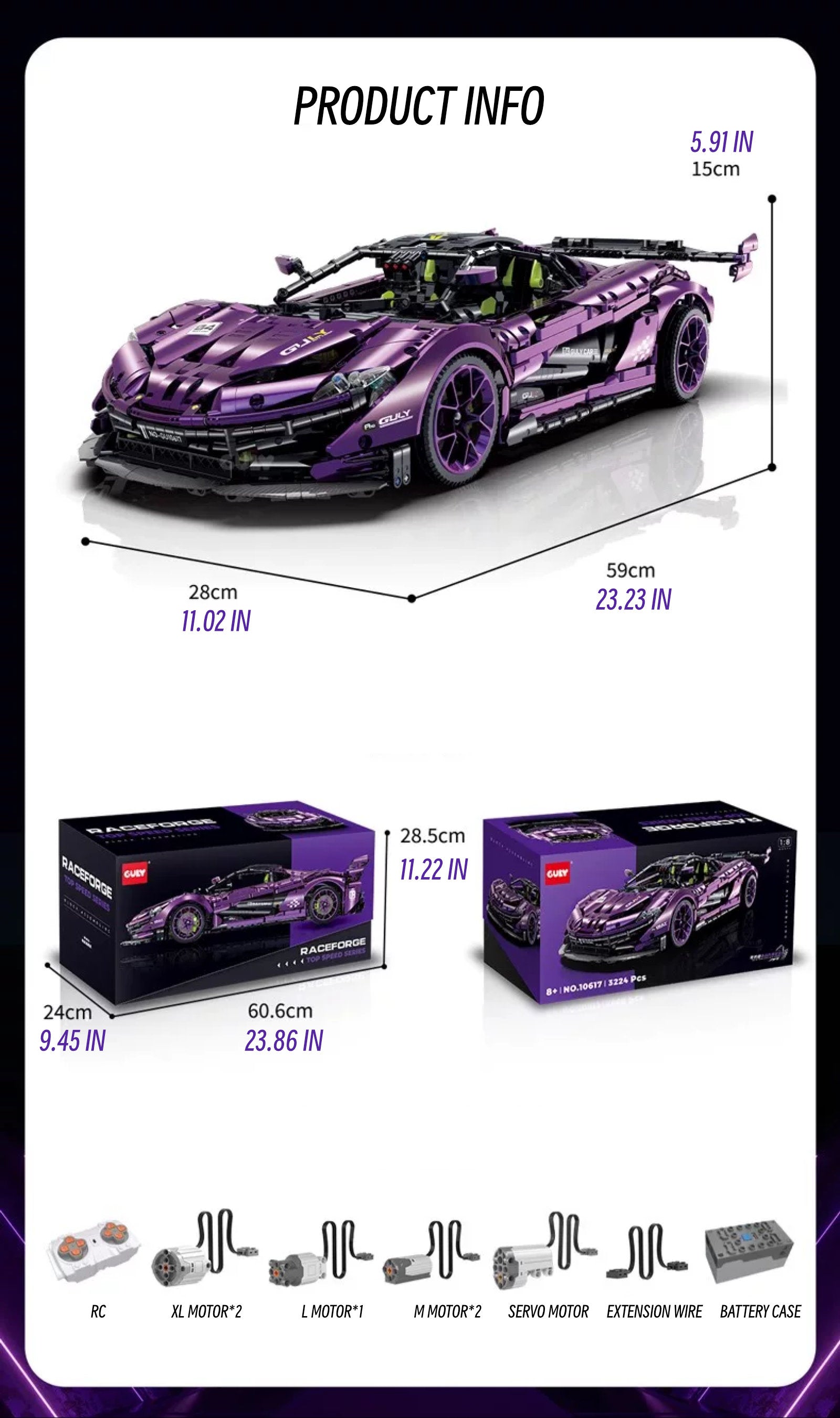 Mclaren p1 - 1:8 scale