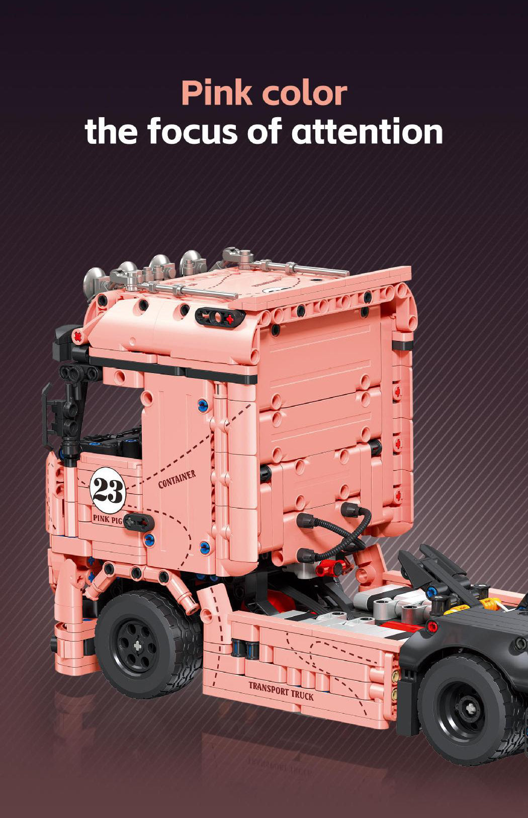 Pink Pig-1:10 SCALE
