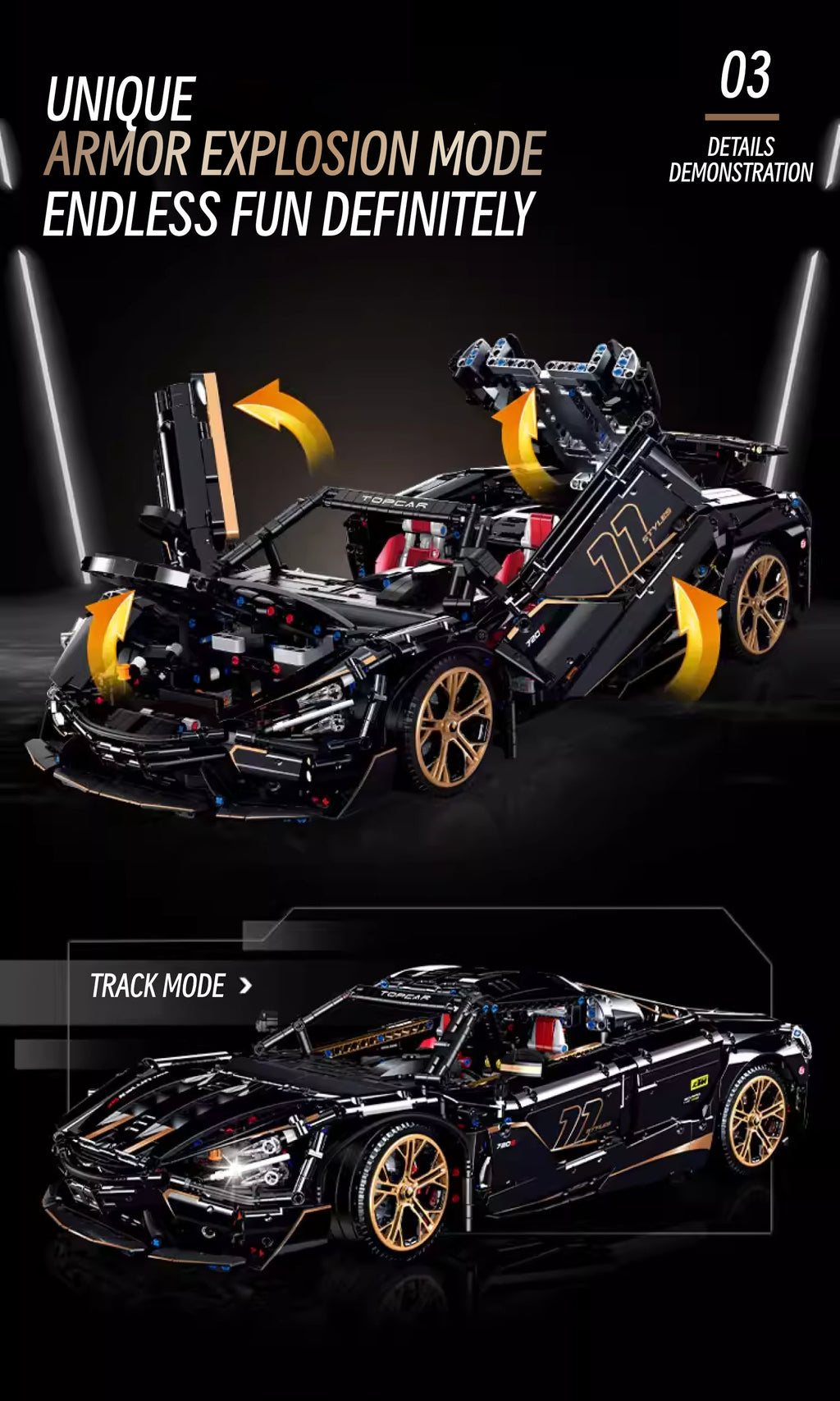 Mclaren 720S-1:8 scale