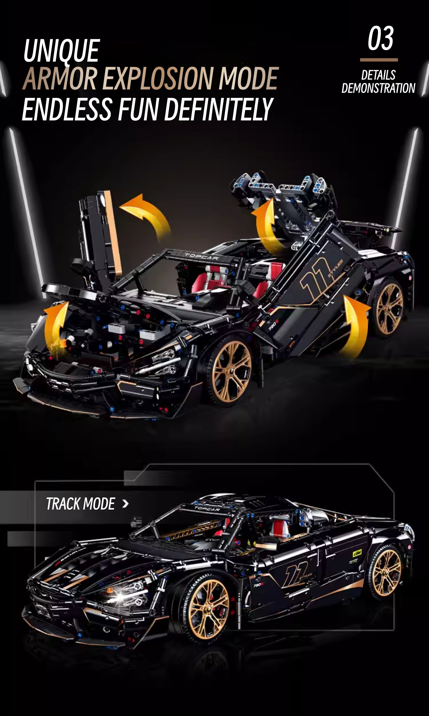 Mclaren 720S-1:8 scale