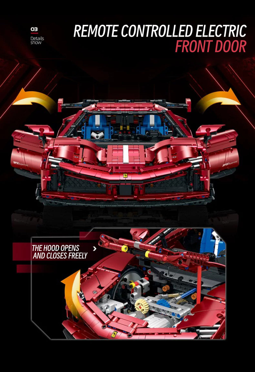 FERRARI SF90-1：8 scale