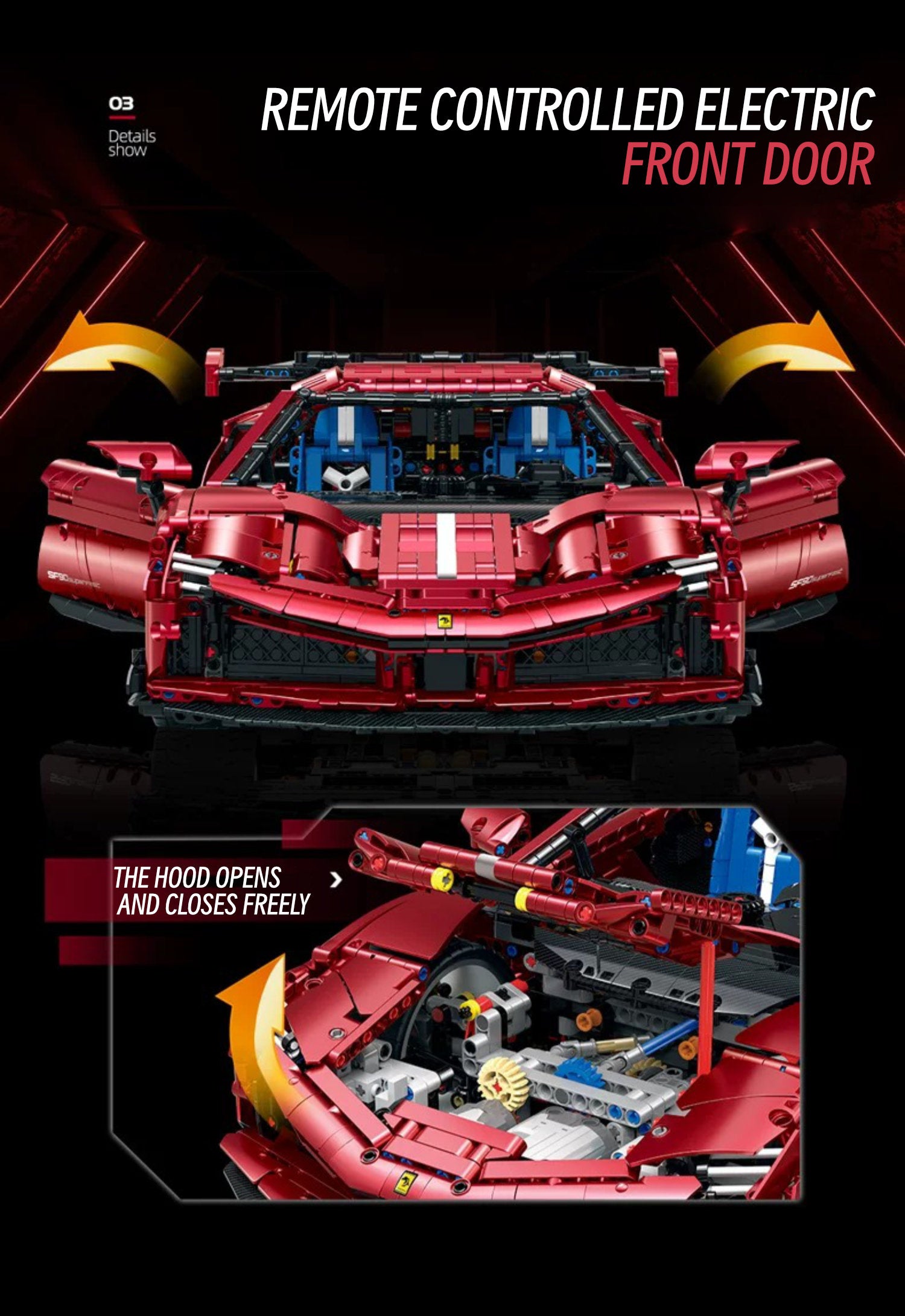 FERRARI SF90-1：8 scale