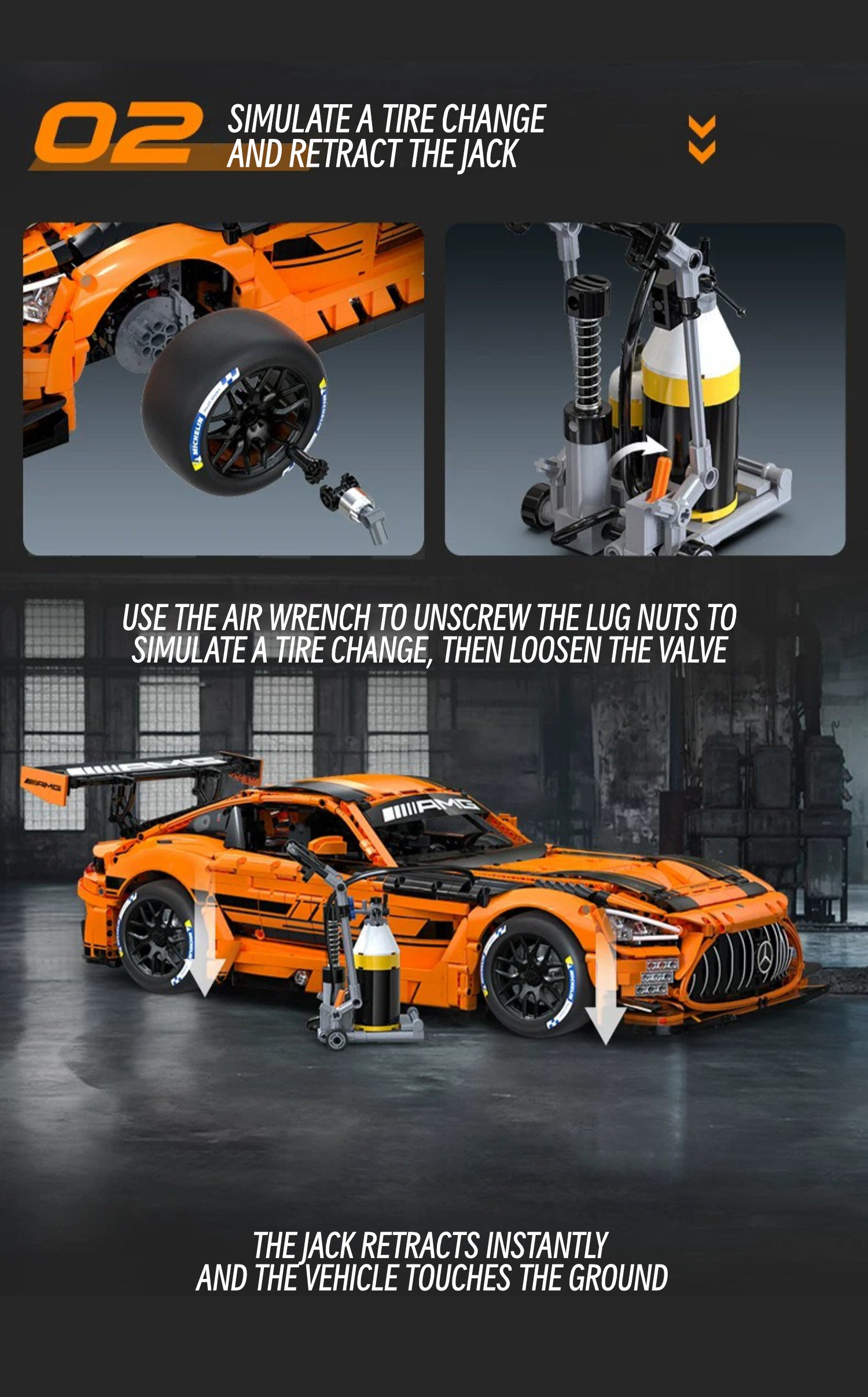 Mercedes benz amg GT3-1：8 scale