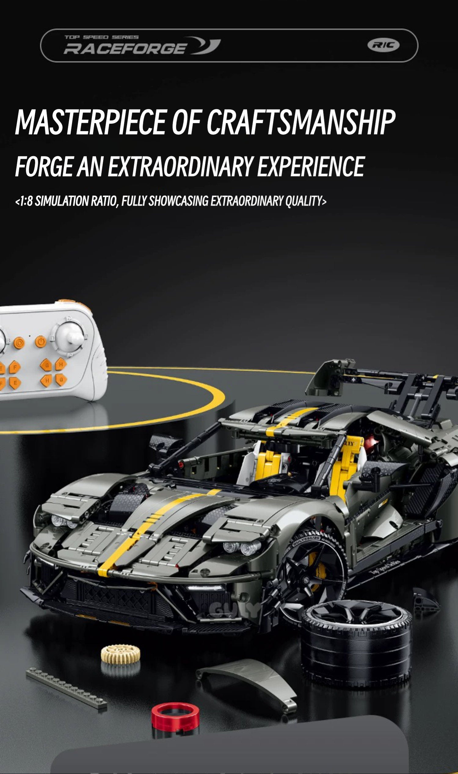 Ford GT mansory-1:8 scale
