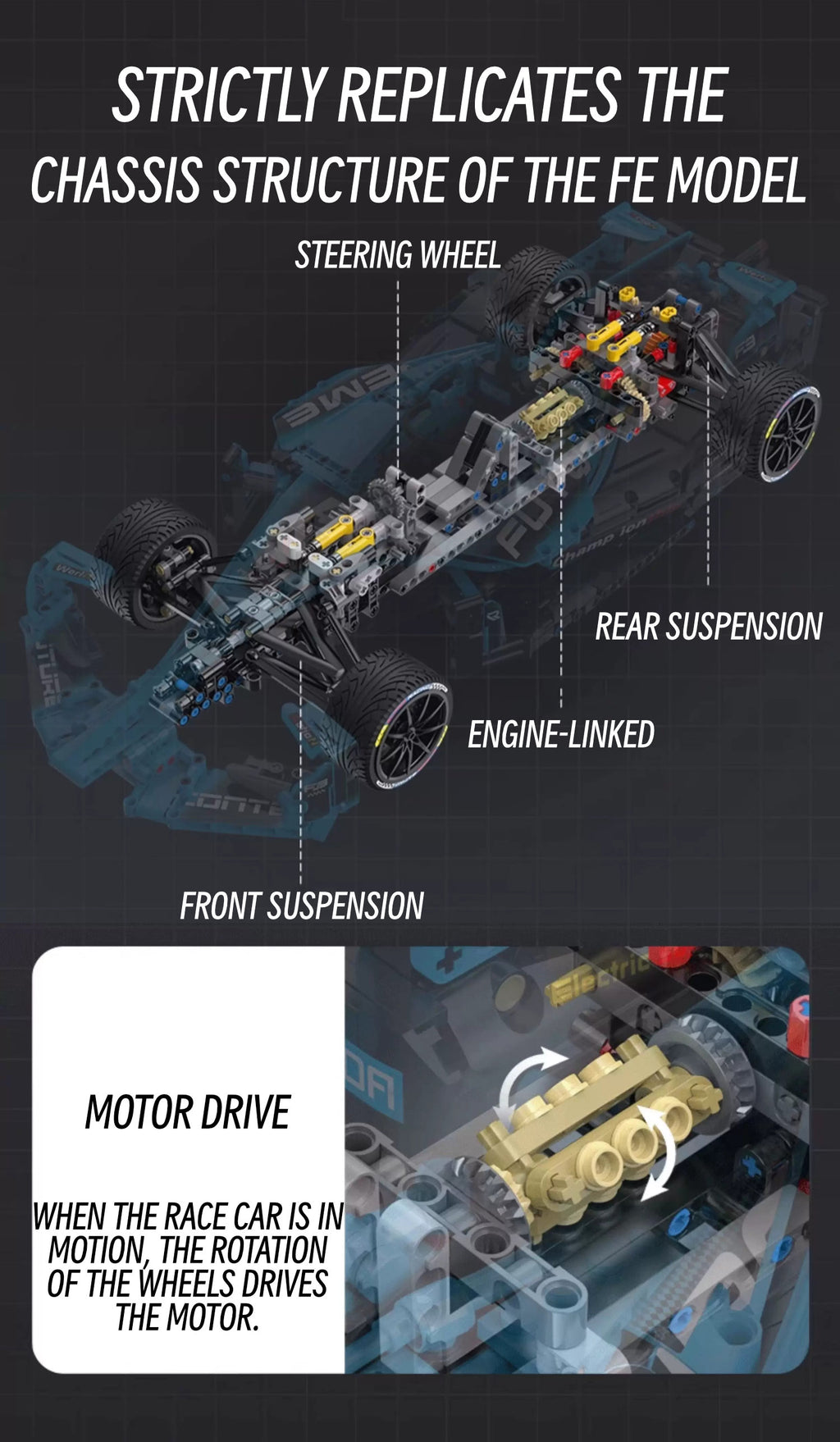 F1-Formula E-1:8 scale
