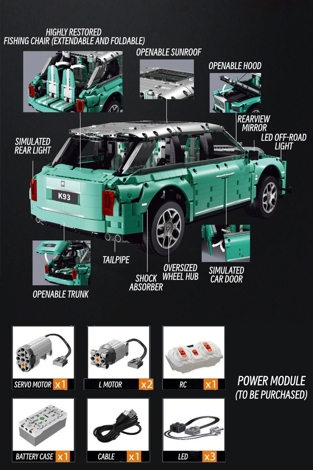 Rolls-Royce Cullinan-1：8 scale