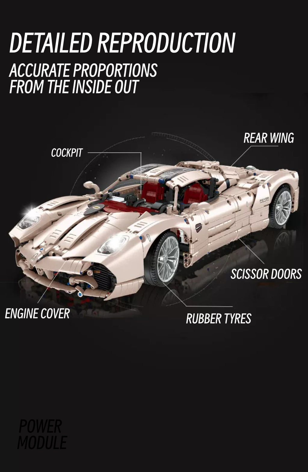 Pagani Utopia-J star-1：8 scale