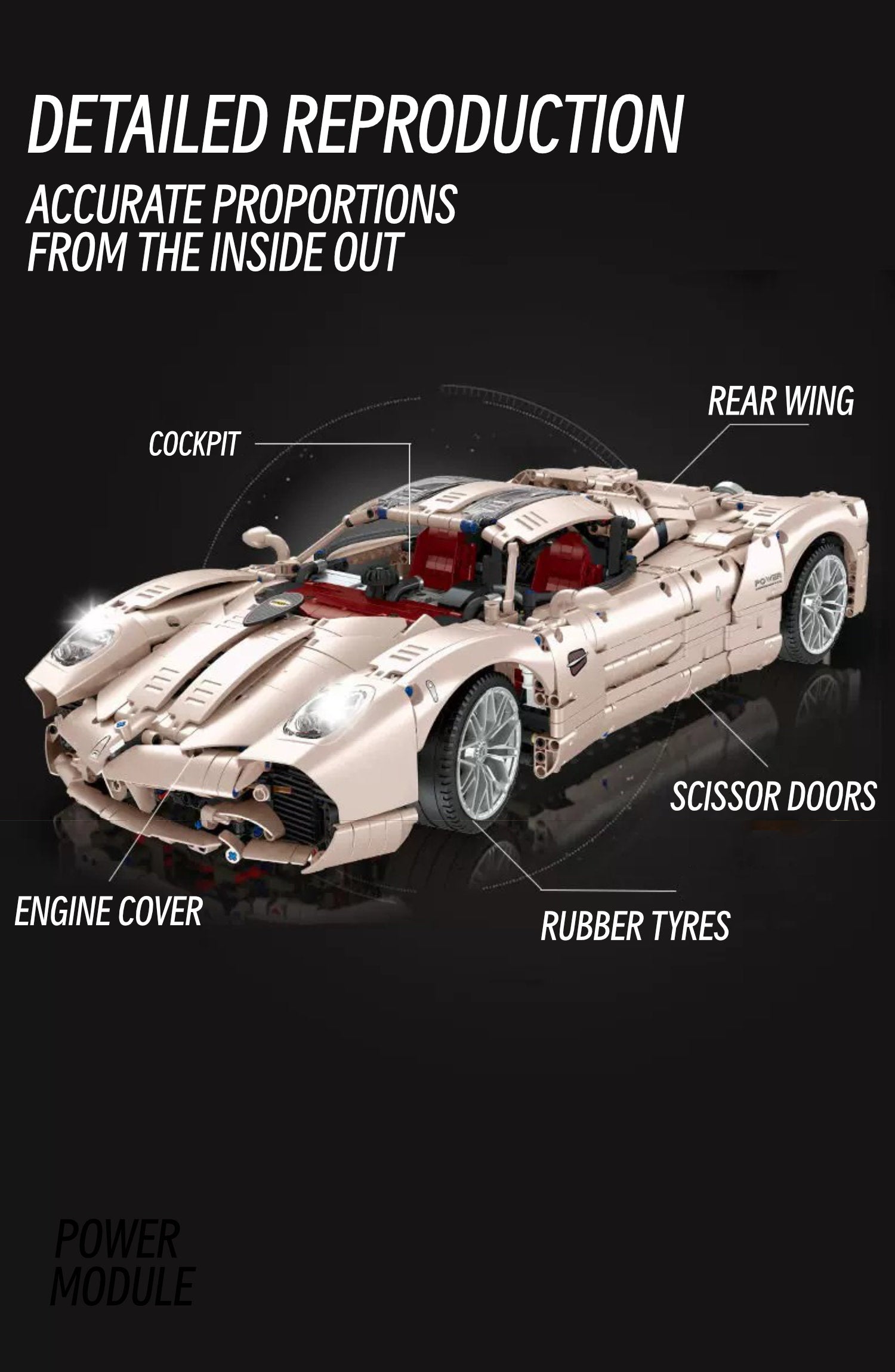 Pagani Utopia-J star-1：8 scale