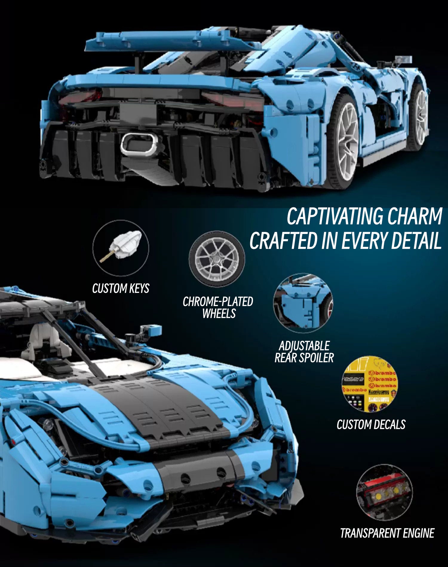 Koenigsegg Regera-1：8 scale