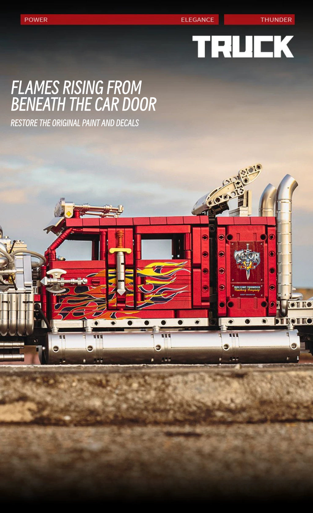 Thor 24 heavy truck-1:8 scale