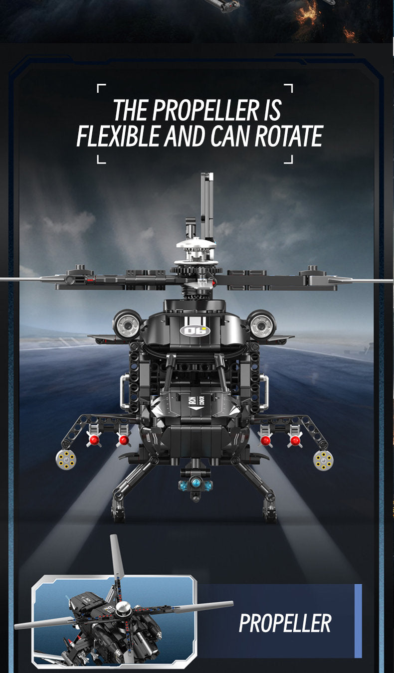 Military combat helicopter