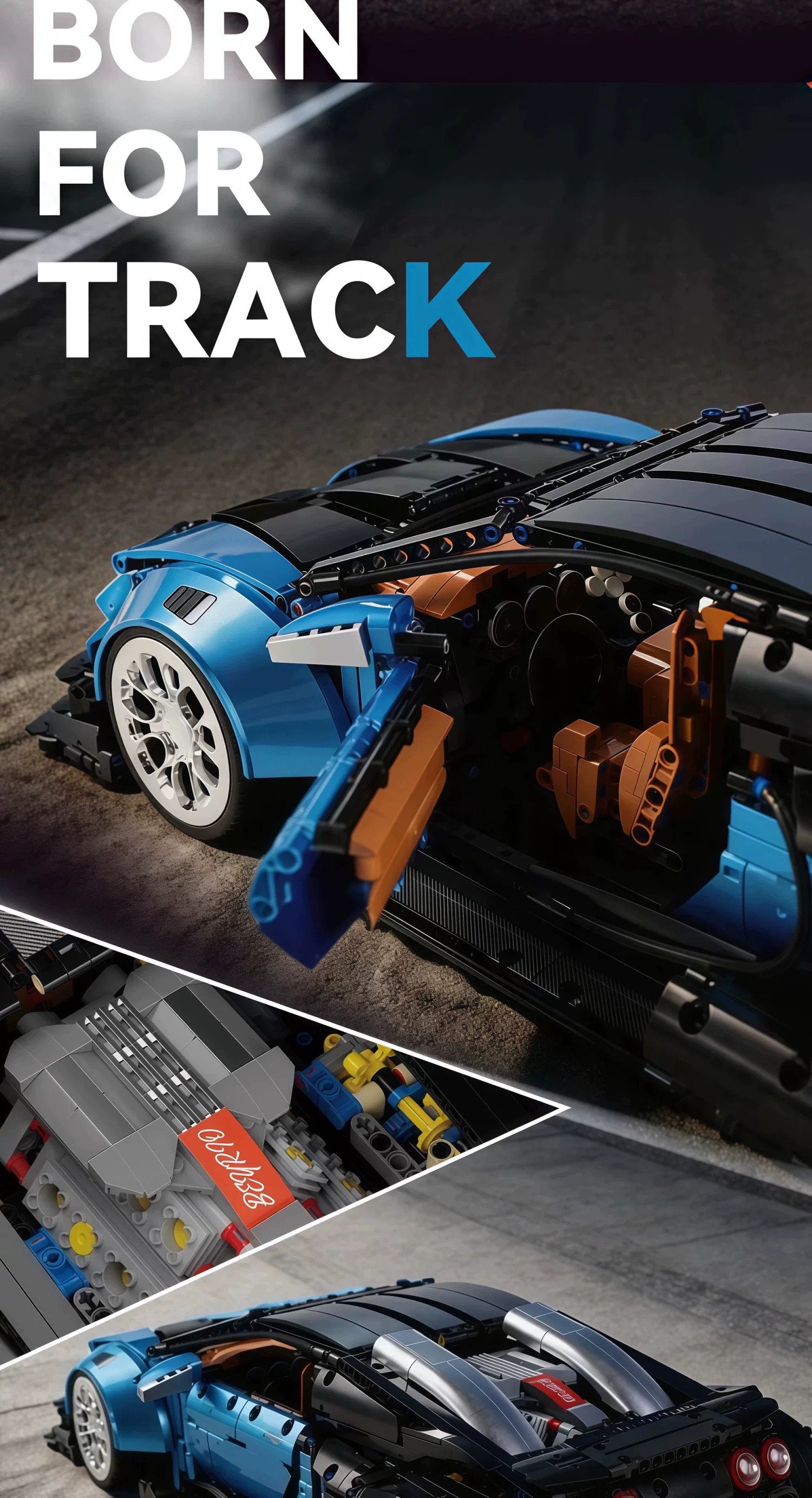 Bugatti Chiron- K BOX -1:8 scale
