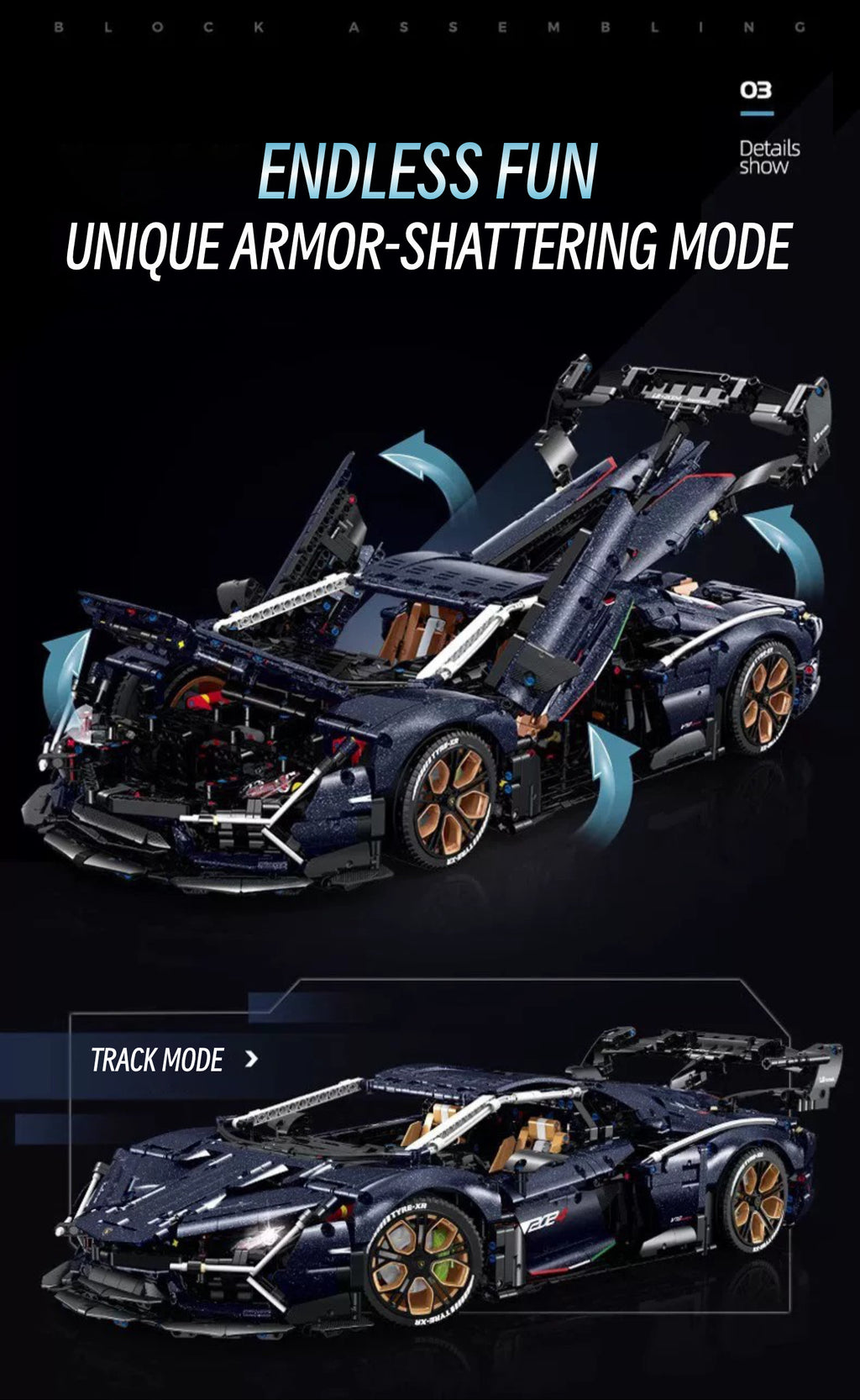 Rambo Starry Blue-1:8 scale