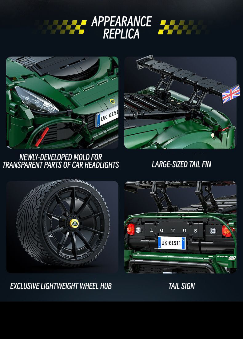 Lotus exige cup 430-1:8 scale